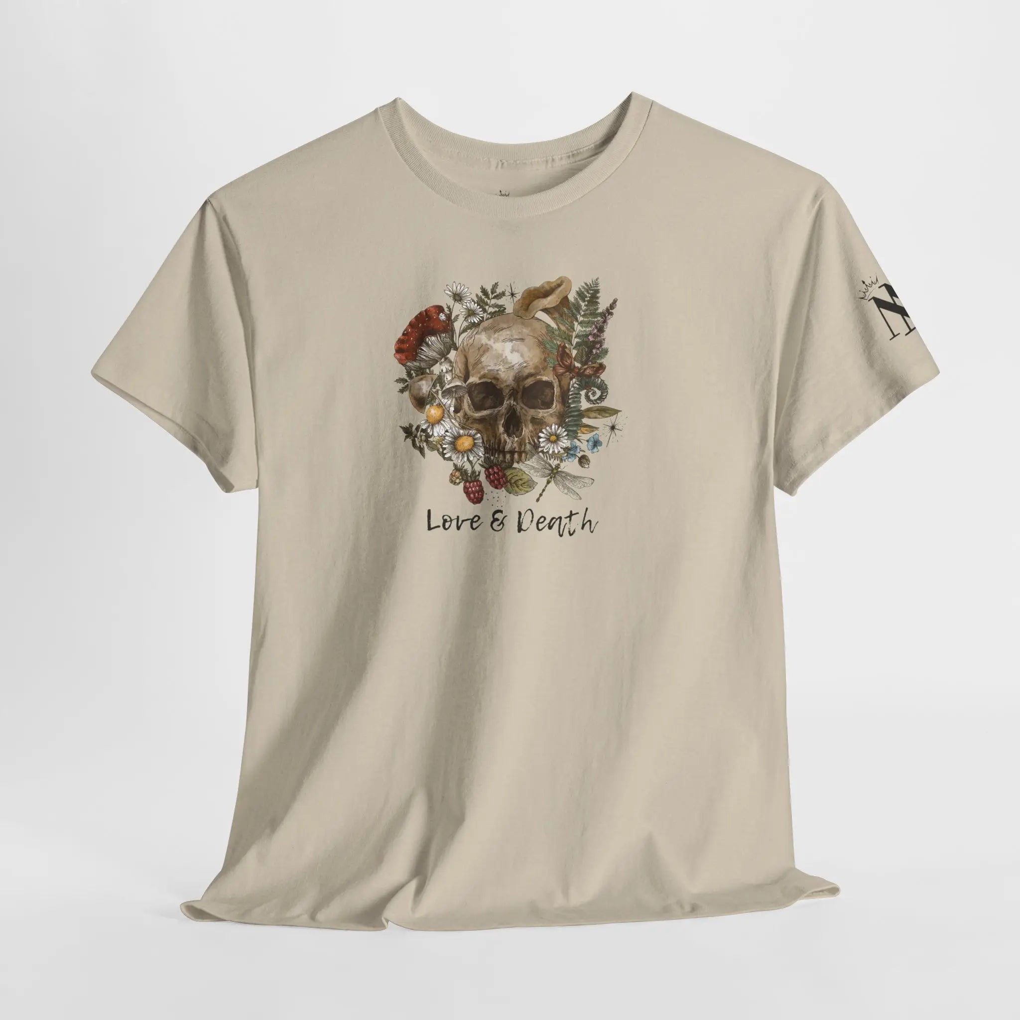 Love & Death Skull Floral | Nectar Napkins Fun-Flirty Lovers’ T-Shirts