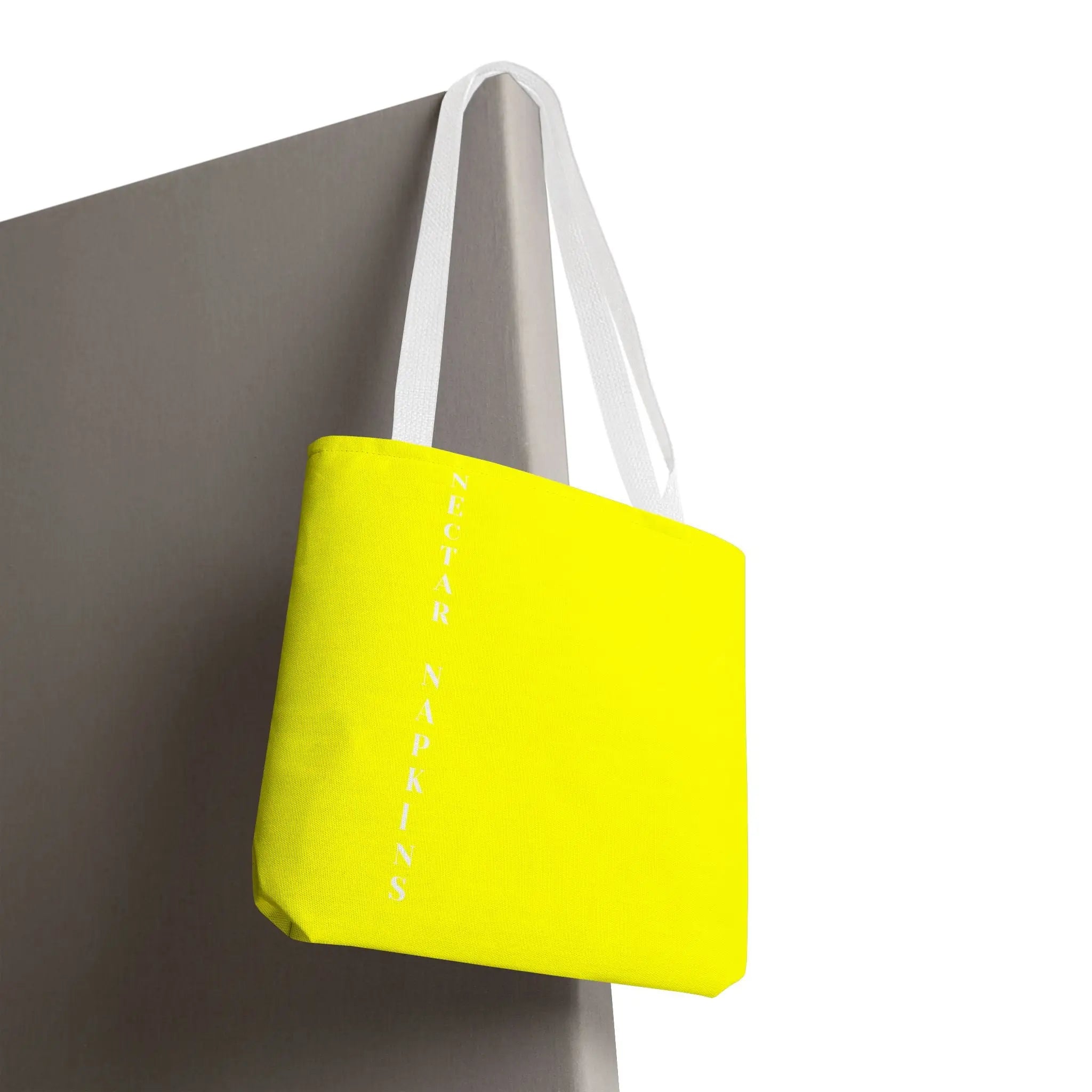 Nectar Napkins Brand Neon Yellow Tote Bag