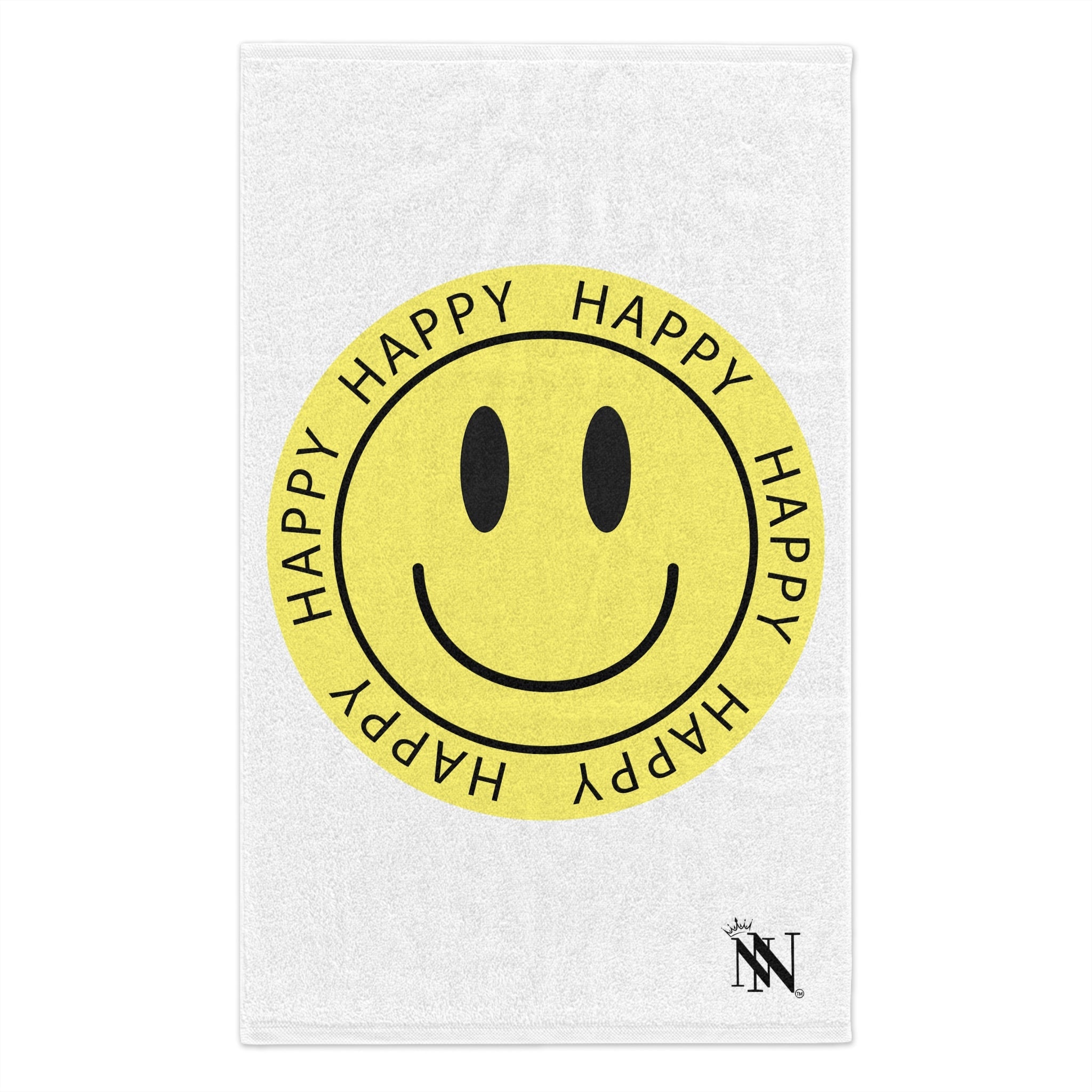 Happy Face Sticker Sex Towel