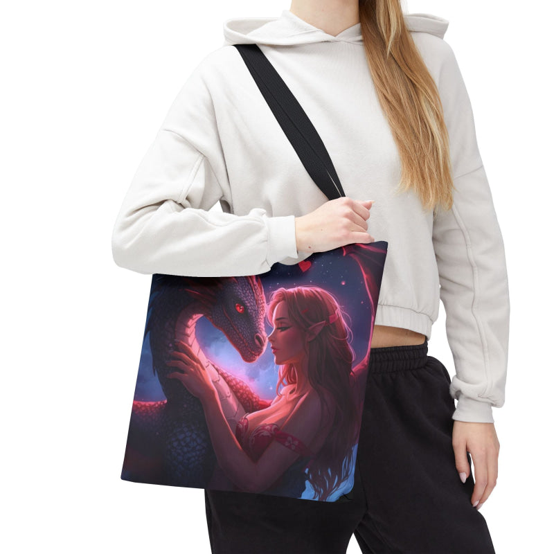 Elf’s Pet Dragon Fantasy | Mix & Match Fun-Flirty Lovers’ Totes