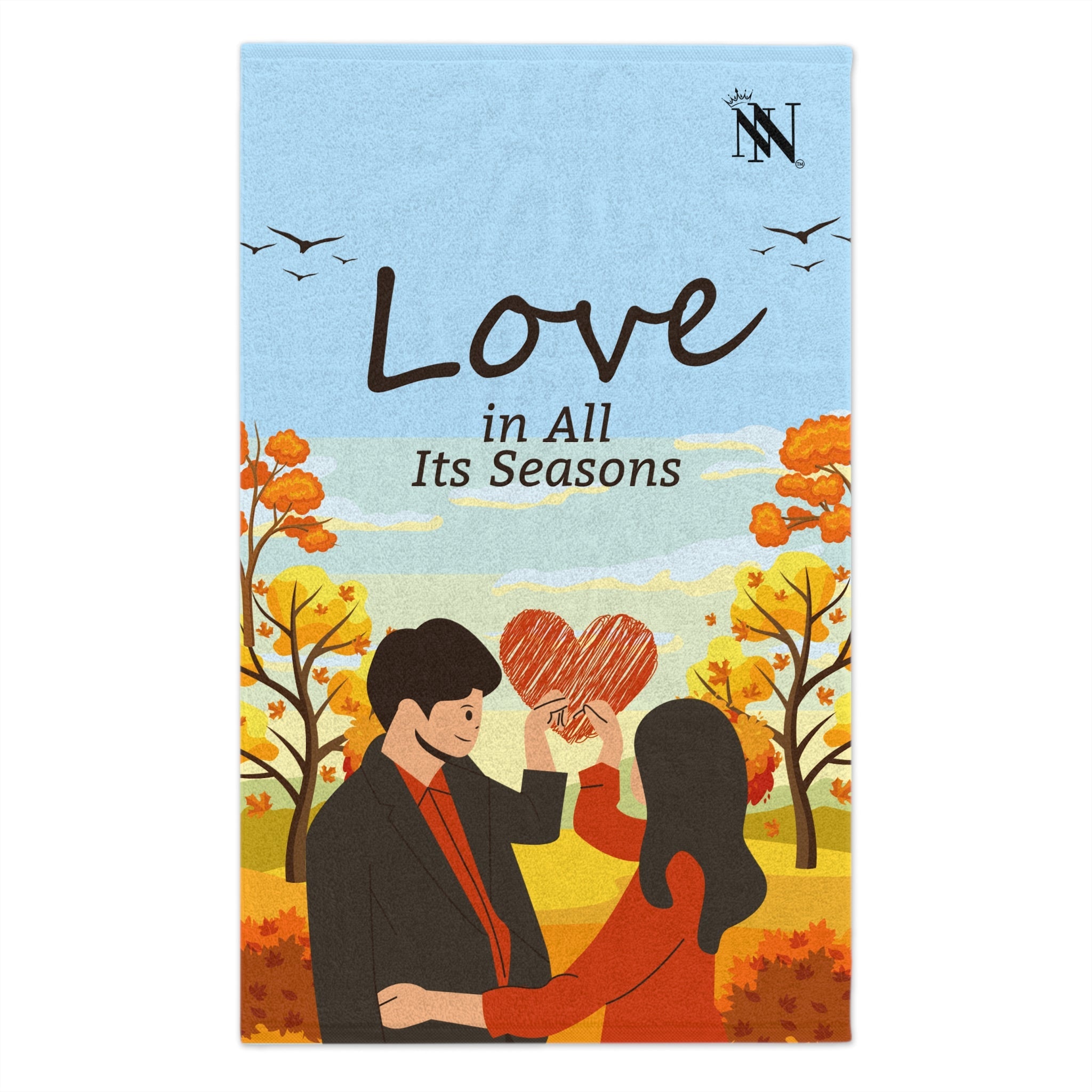 Love in All Its Seasons | Mix & Match Soft Fun-Flirty Lovers’ Towels