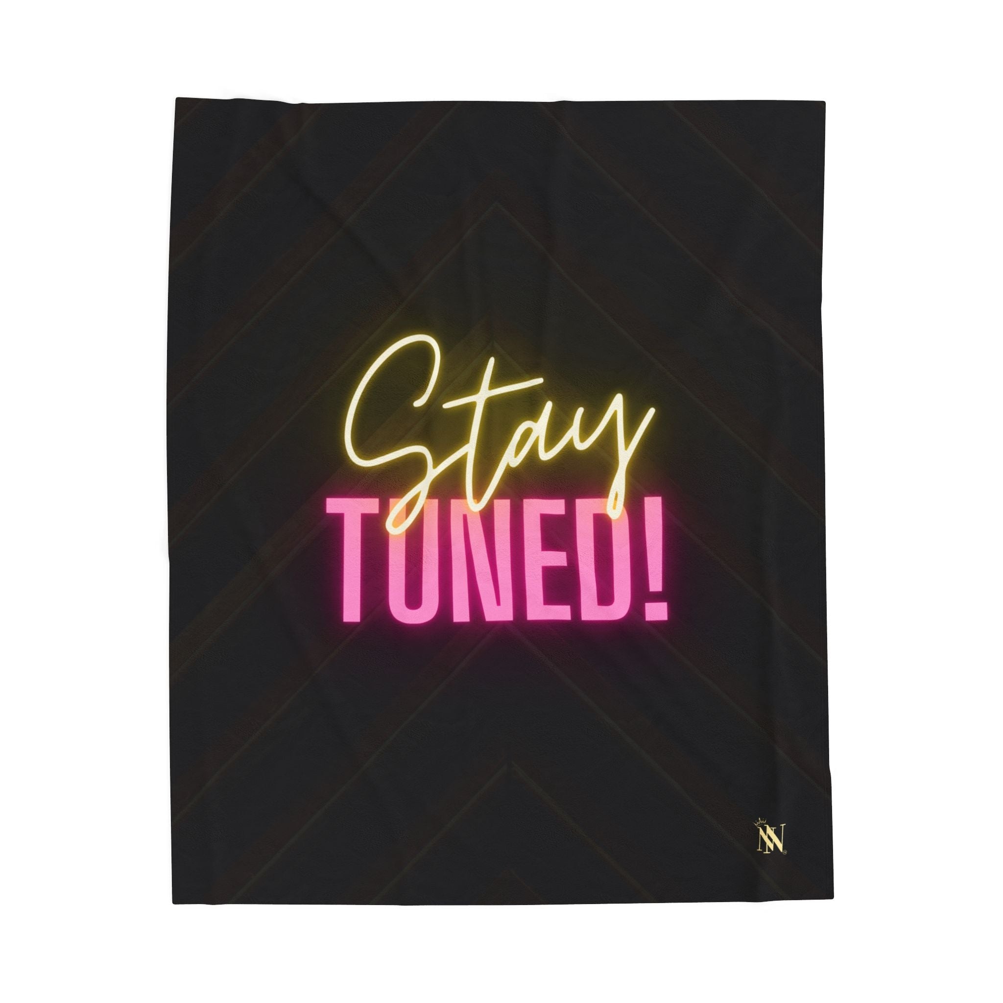 Stay Tuned! Neon Romantic Gifts Silky Soft Love Blanket
