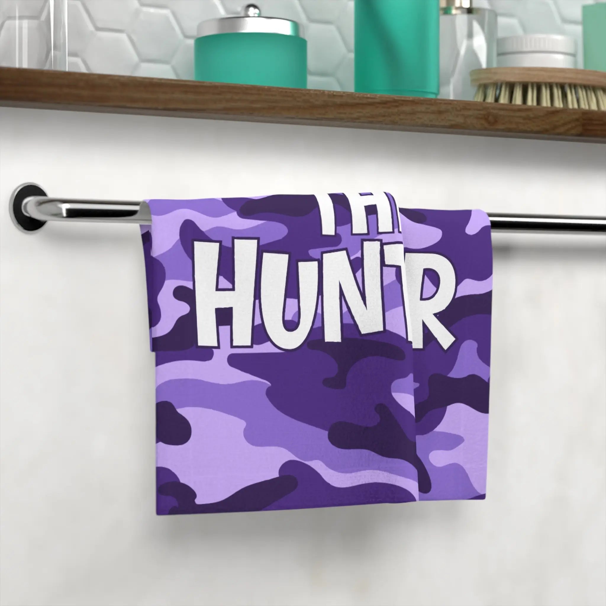 The Hunter Purple Camo Cum Rag