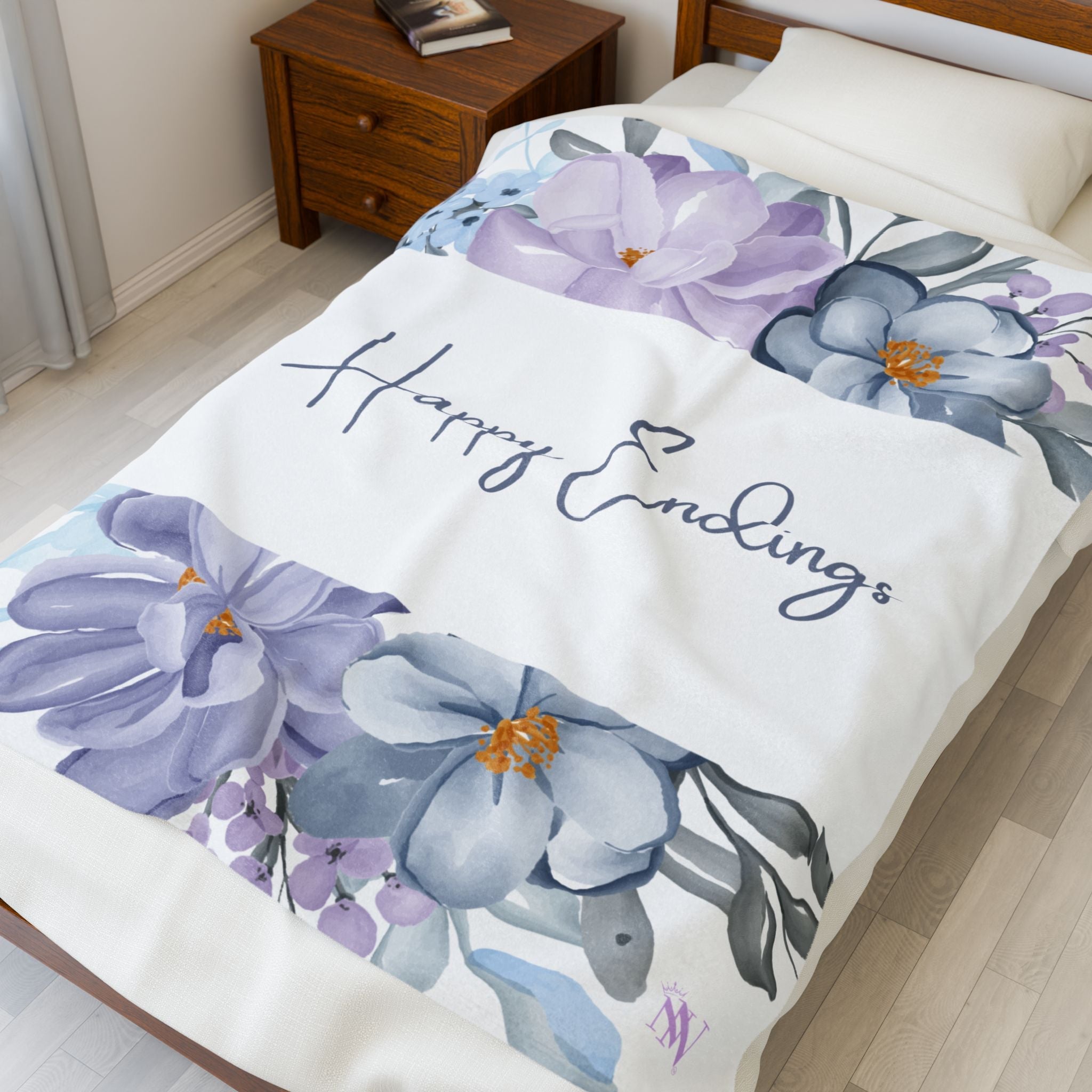 Happy Endings Floral | Mix & Match Fun-Flirty Lovers’ Blankets
