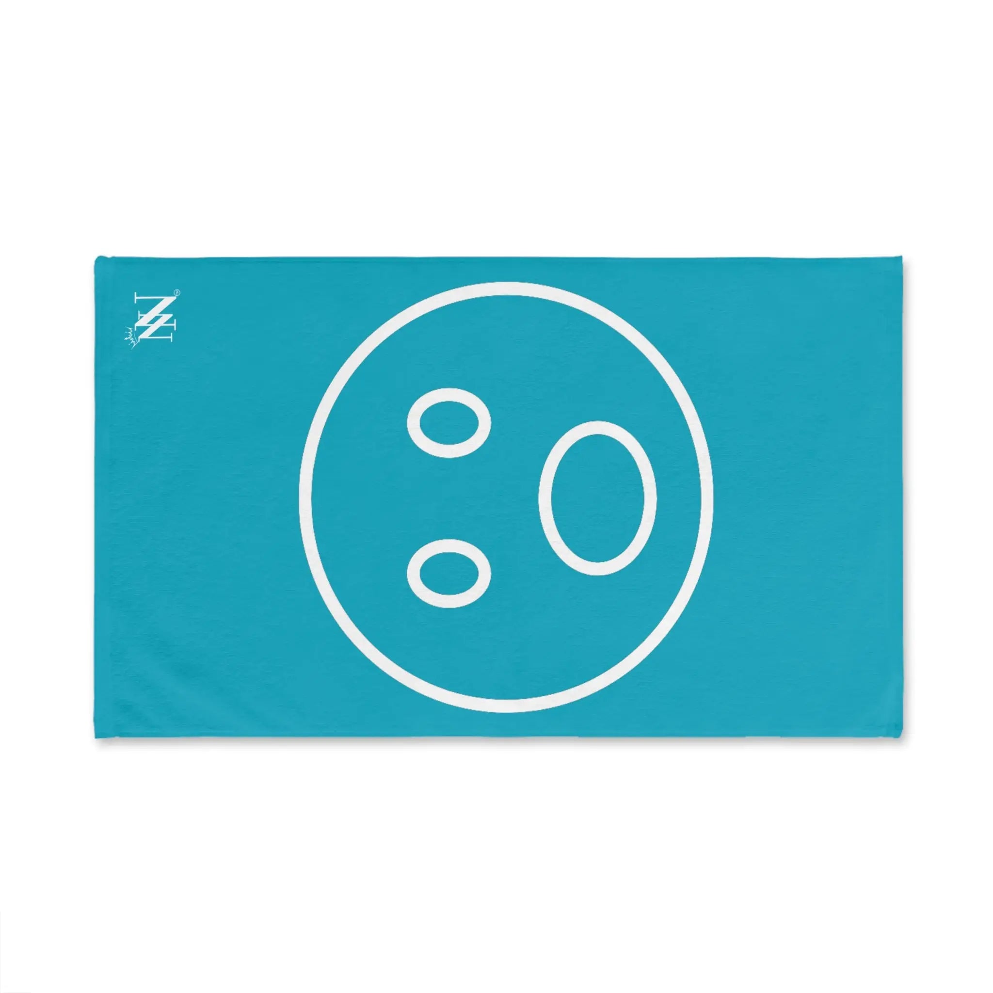 Surprised Emoji Teal | Mix & Match Classic Fun-Flirty Lovers’ Towels