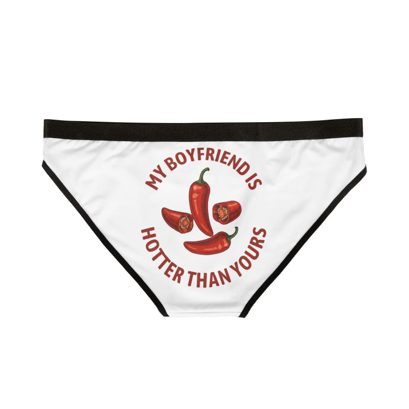 My Boyfriend is Hotter Than Yours Pepper | Mix & Match Women’s Fun-Flirty Lovers’ Panties