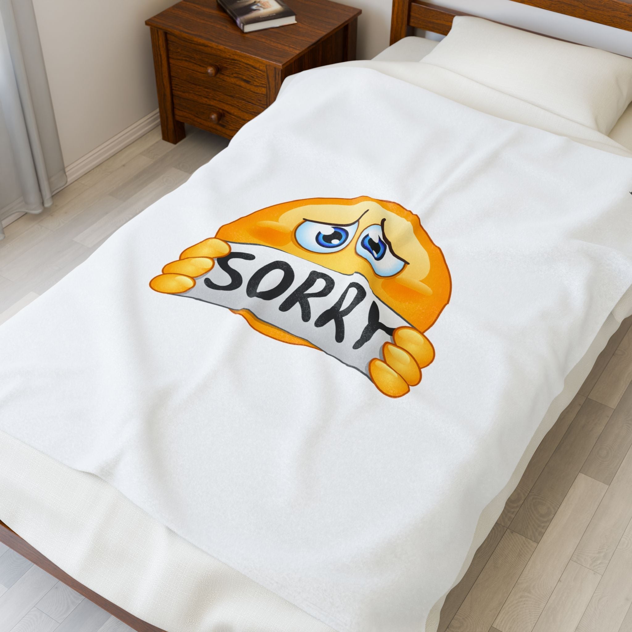 Sorry Emoji | Mix & Match Fun-Flirty Lovers’ Blankets