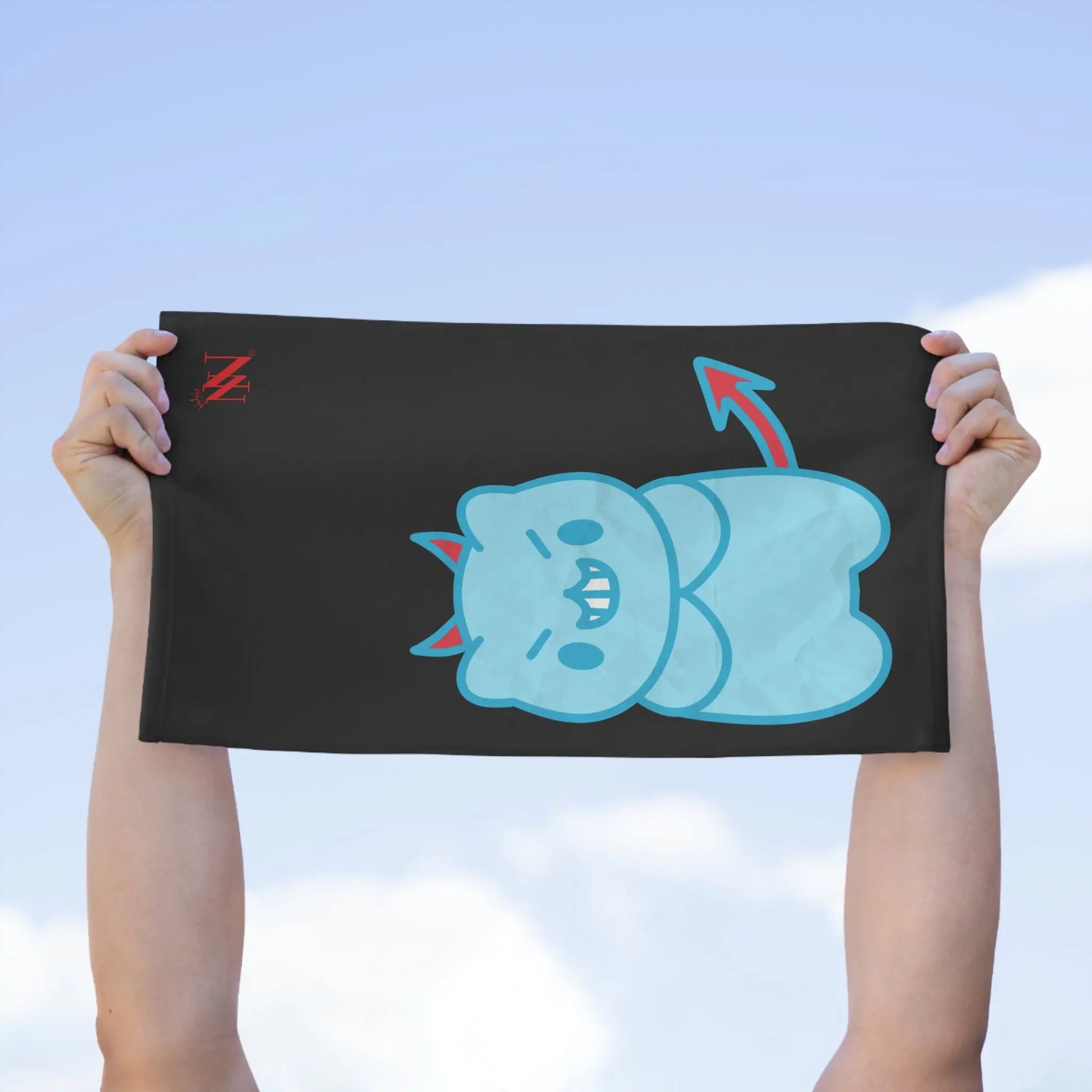 Horny the Bear Black | Mix & Match Soft Fun-Flirty Lovers’ Towels