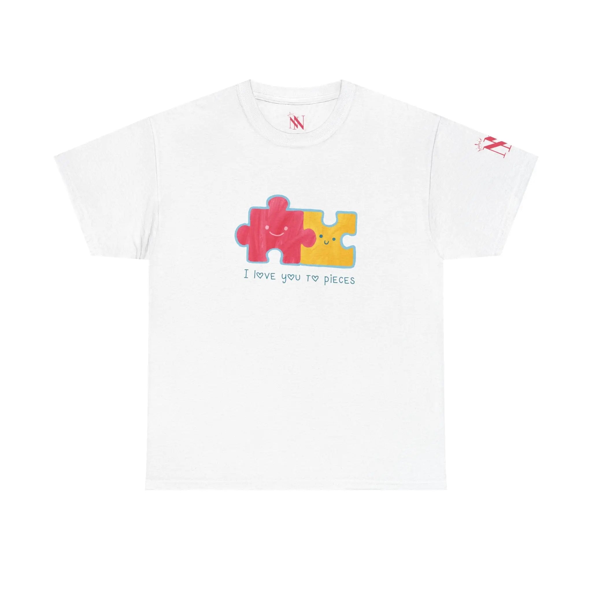 I Love You To Pieces | Mix & Match 100% Cotton Unisex Fun-Flirty Lovers’ Tees