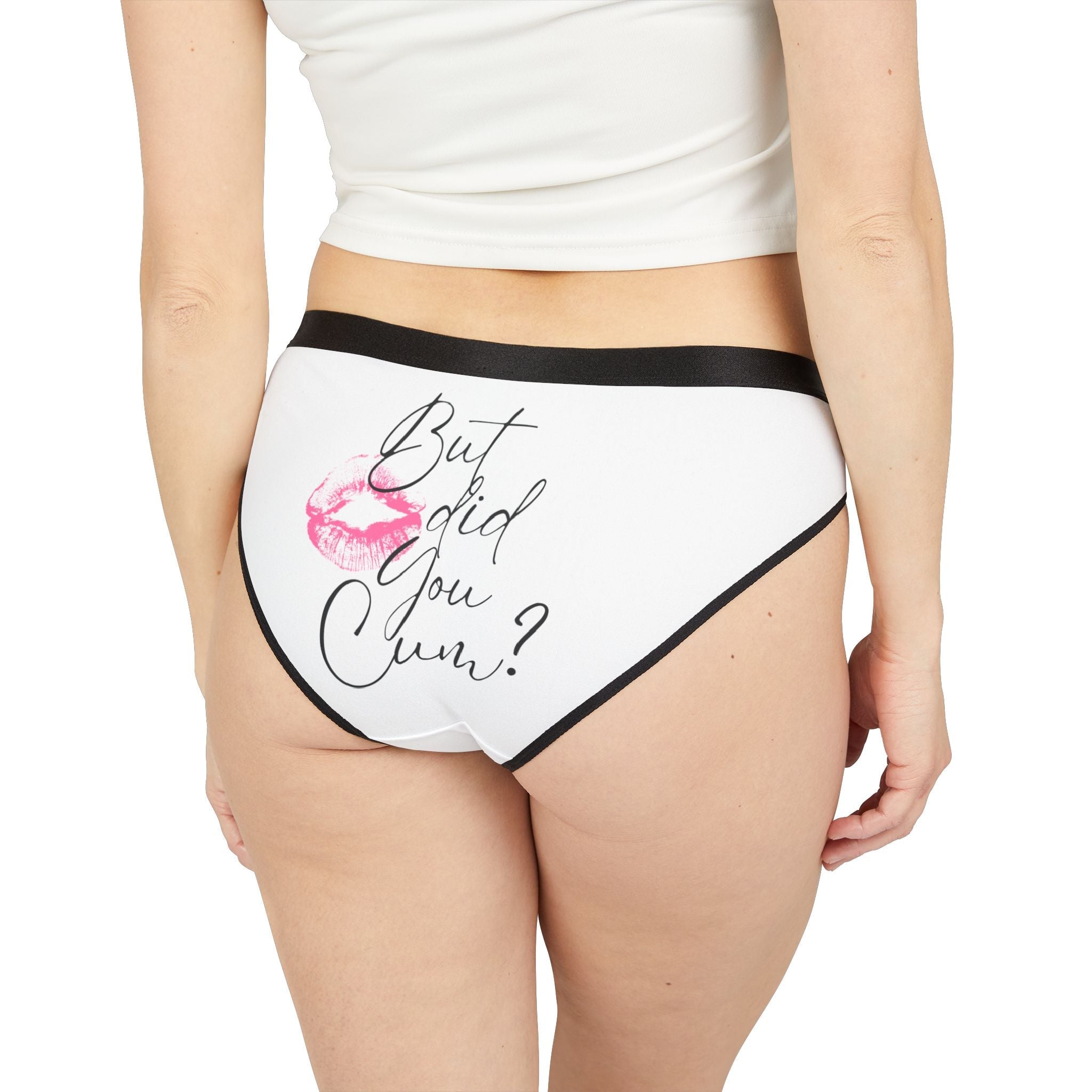 But did you Cum? with a Kiss Romantic Sex Gifts Women’s Panties