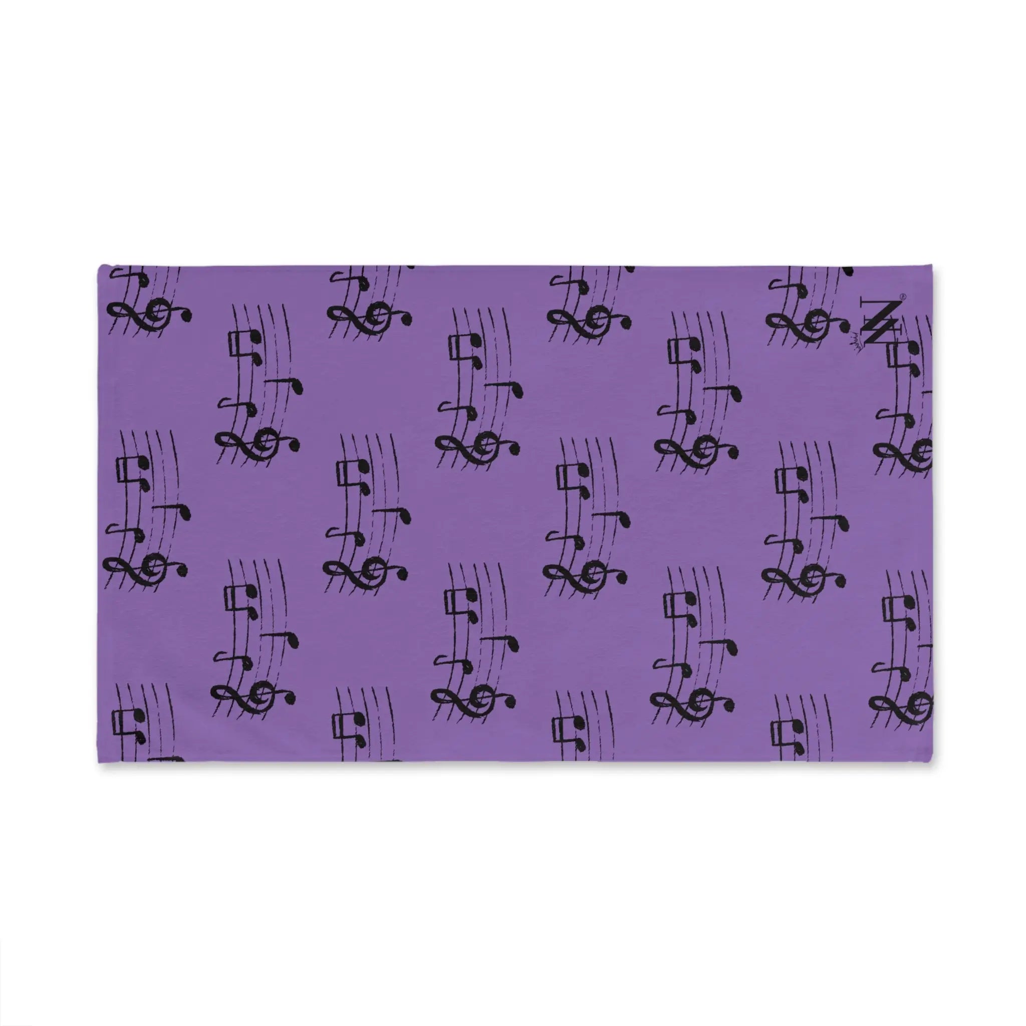 Black Love Notes Lavendar | Mix & Match Original Fun-Flirty Lovers’ Towels