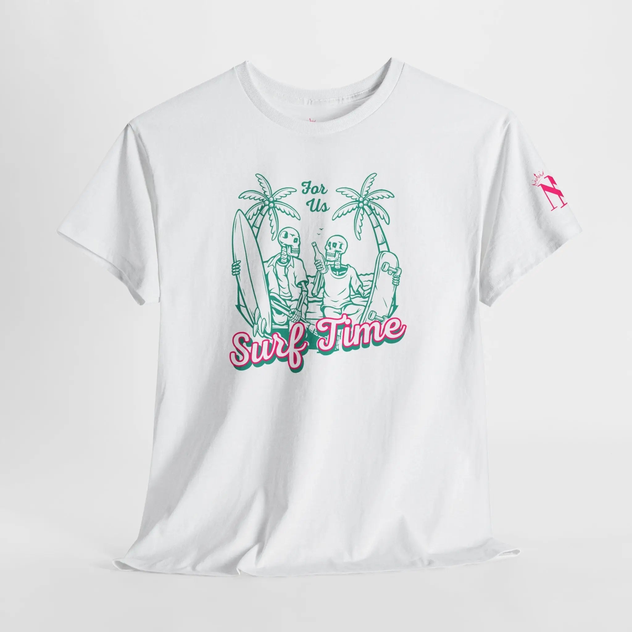 Surf Time for Us Romantic Couples Sex Gifts 100% Cotton T-Shirt