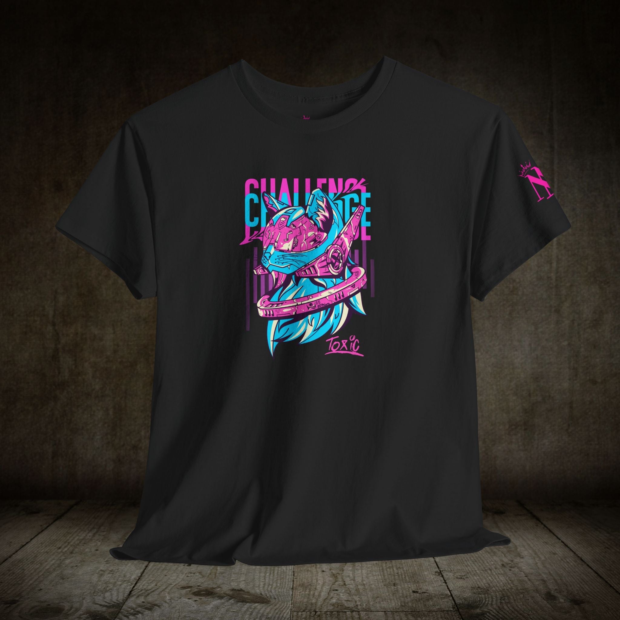 Challenge Toxic Kitty | Mix & Match Cotton Unisex Fun-Flirty Lovers’ T-Shirts