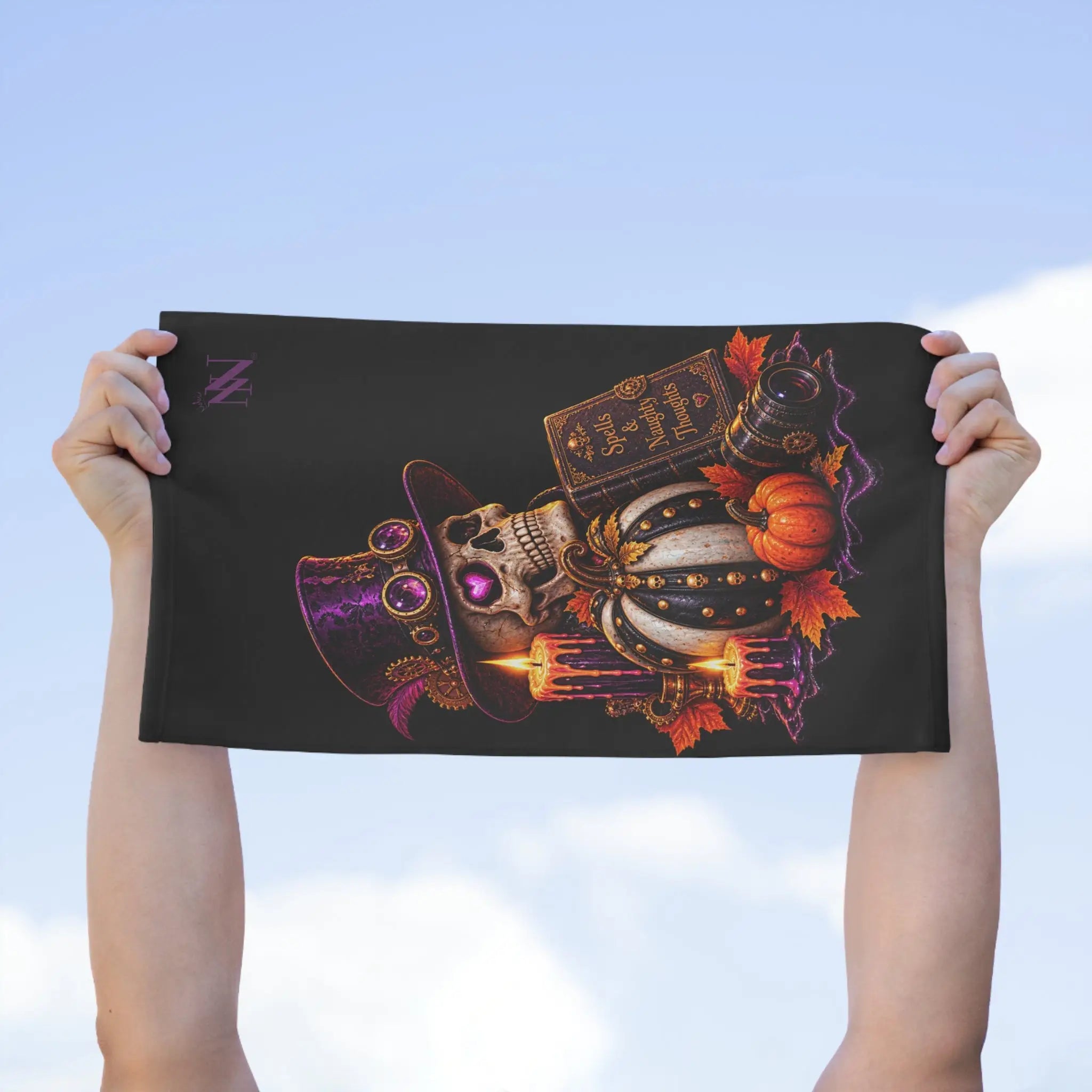 Spells & Naughty Thoughts Skull | Nectar Napkins Fun-Flirty Lovers’ Towels