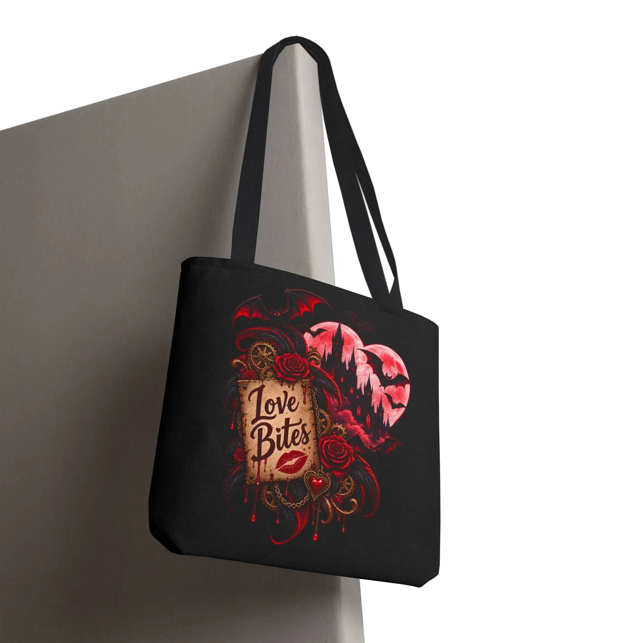 Love Bites Moon Bats Tote Bag