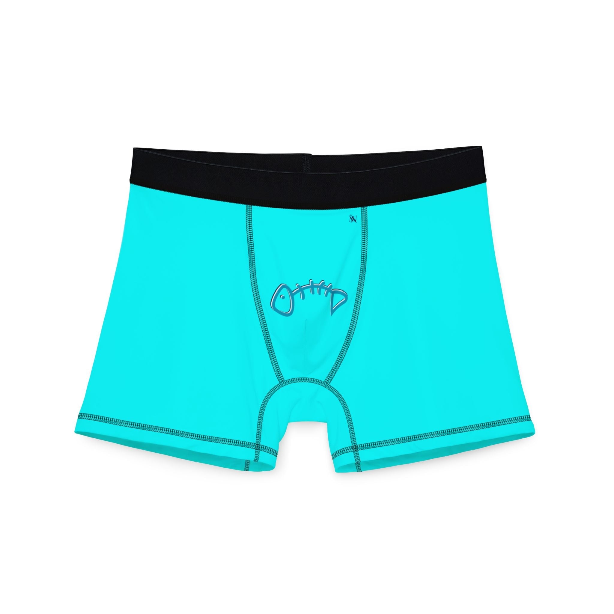 Blue Fish Bone | Mix & Match Fun-Flirty Lovers’ Boxer Briefs