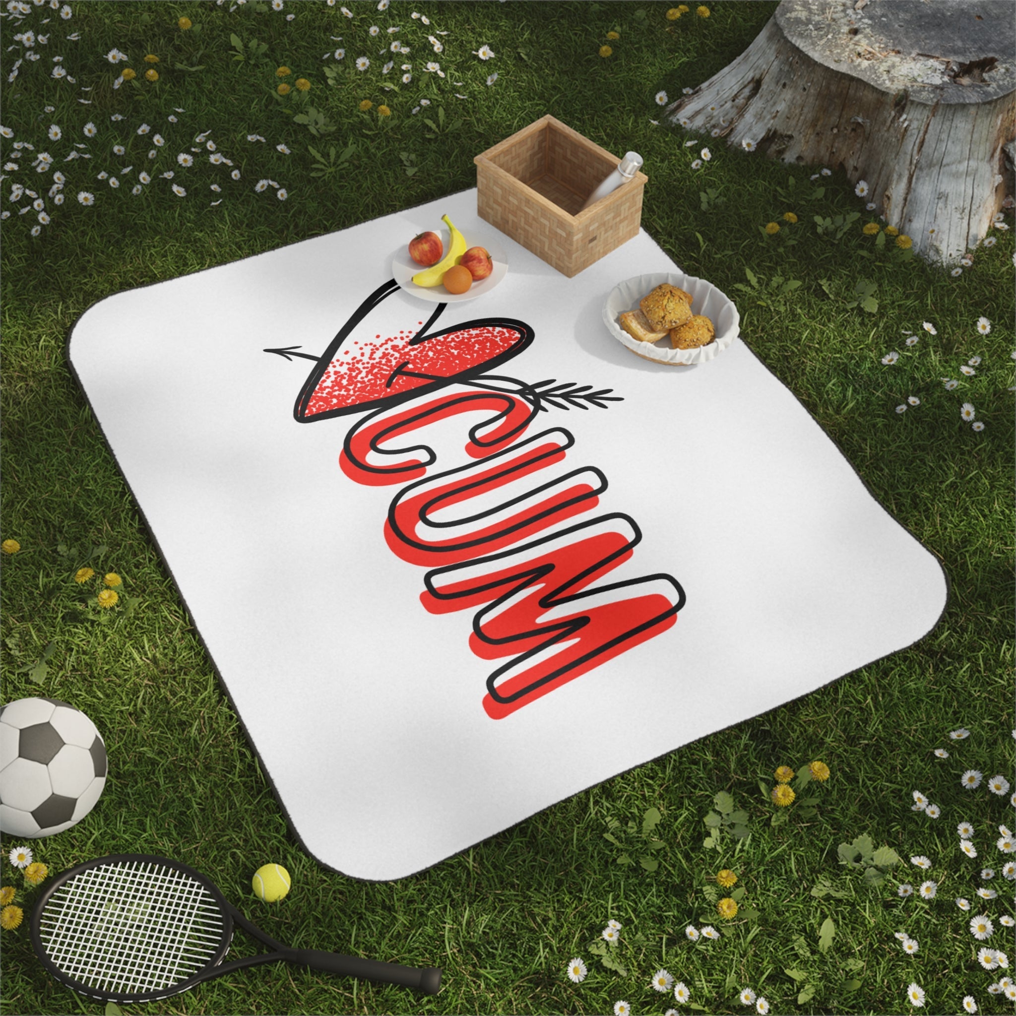 Heart Arrow Cum Sex Blanket