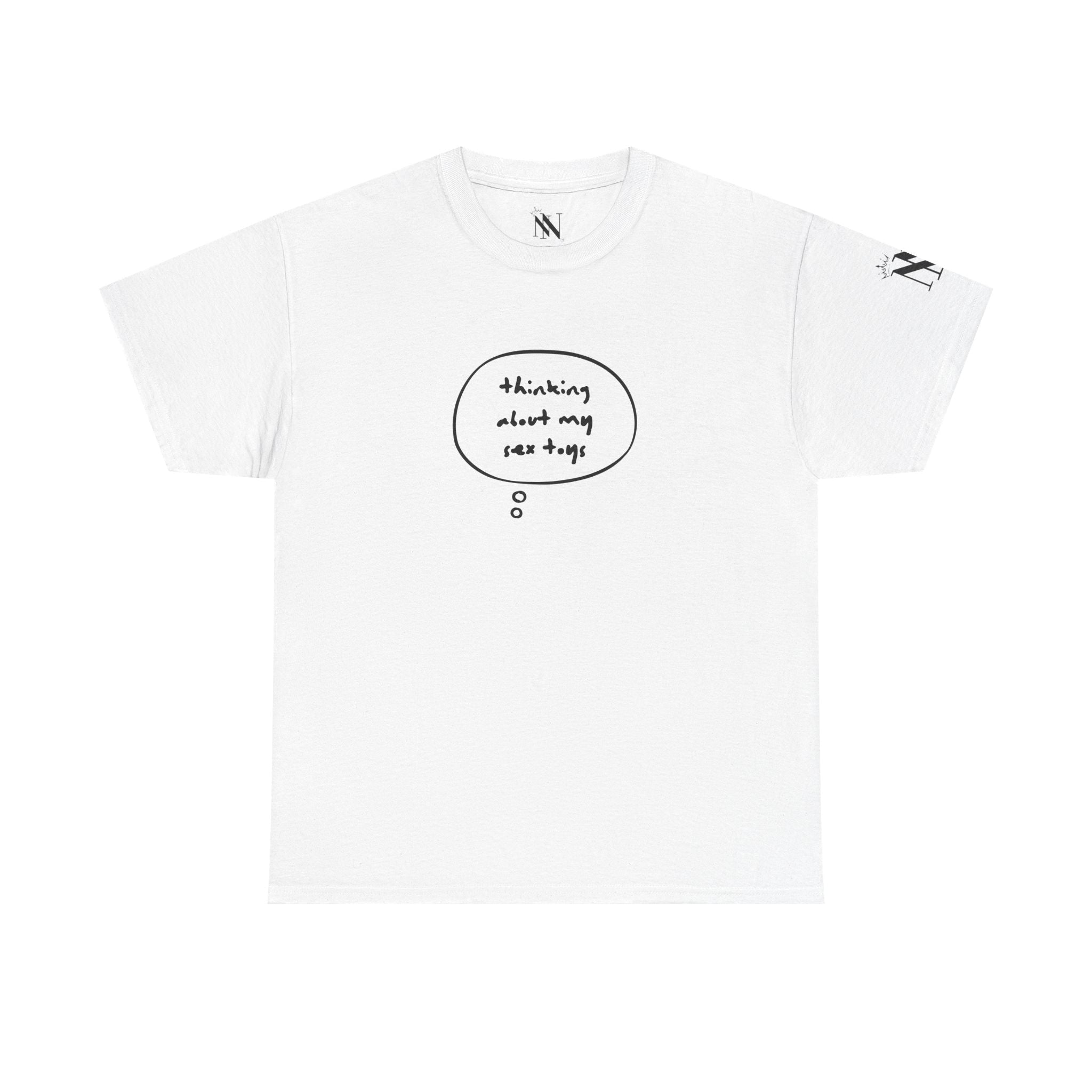 Thinking About My Sex Toys | Mix & Match 100% Cotton Unisex Fun-Flirty Lovers’ Tees