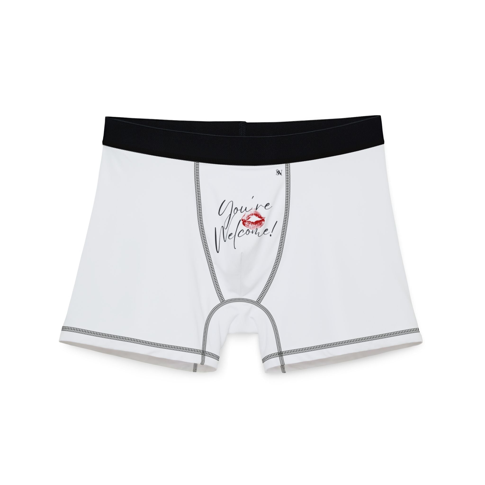 You’re Welcome! with a Kiss Naughty Sex Gifts for Him Men’s Boxer Briefs