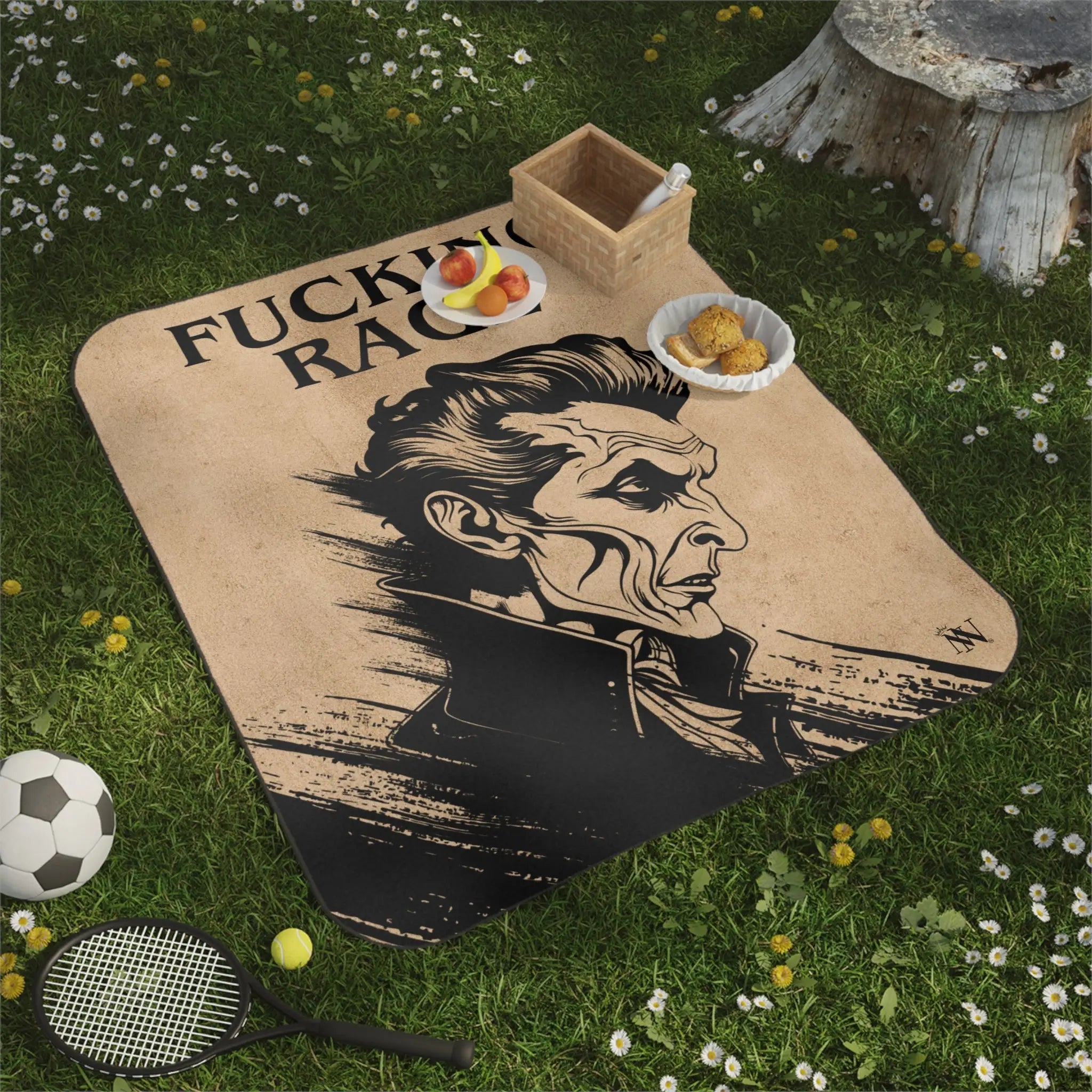 Fucking Rage Vintage Creepy Sex Blanket
