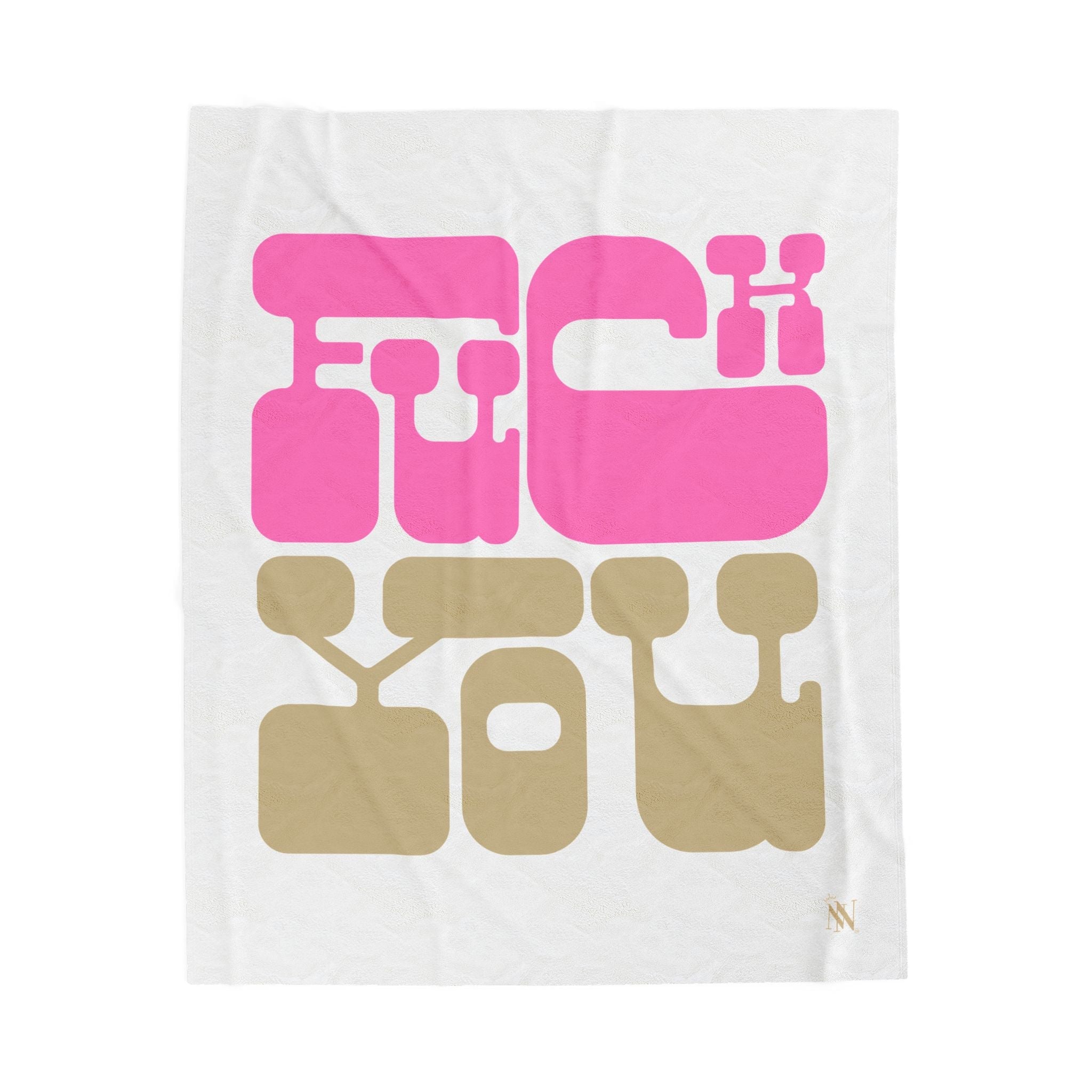 Fuck You | Mix & Match Velveteen Fun-Flirty Lovers’ Blankets