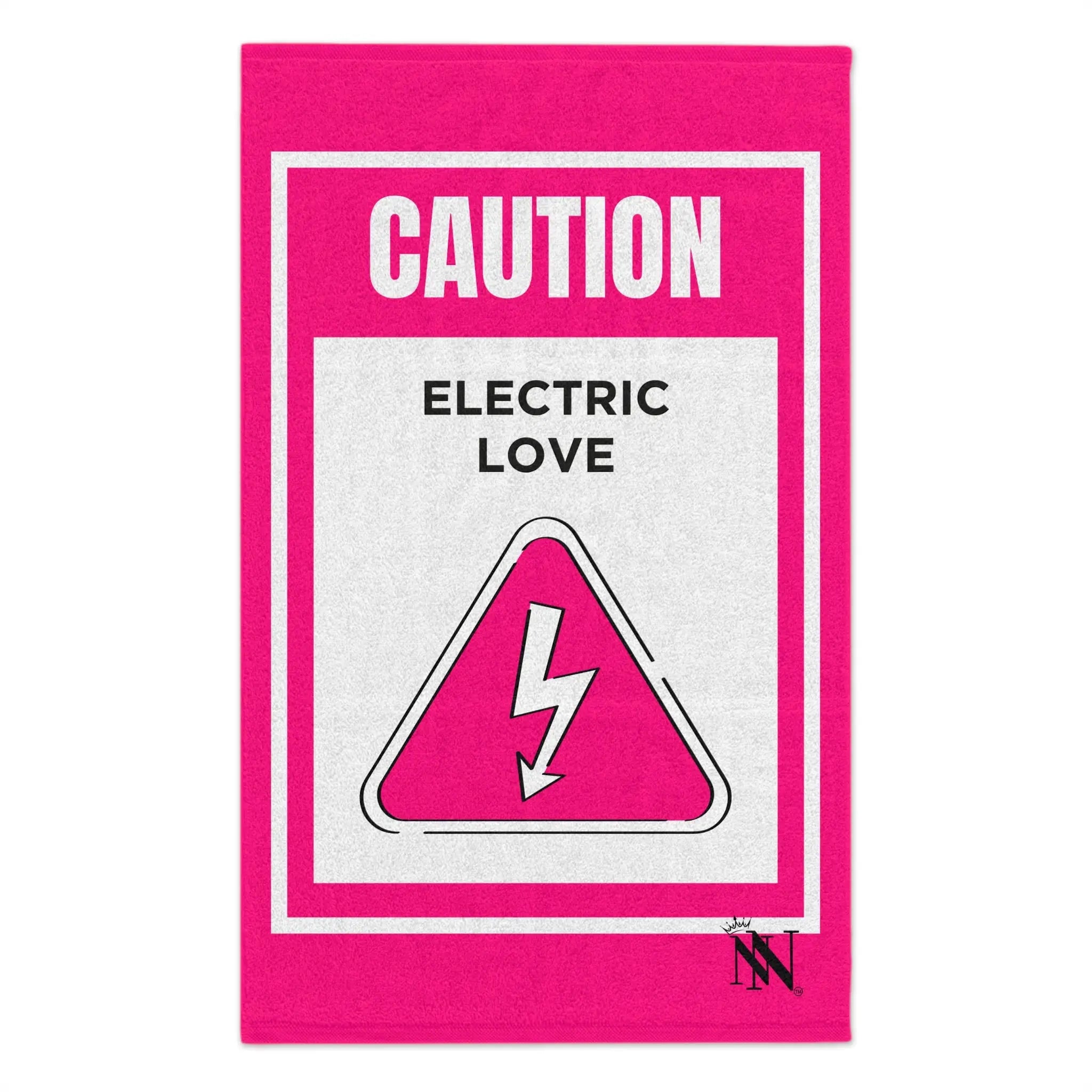 Caution Electric Love Sex Towel