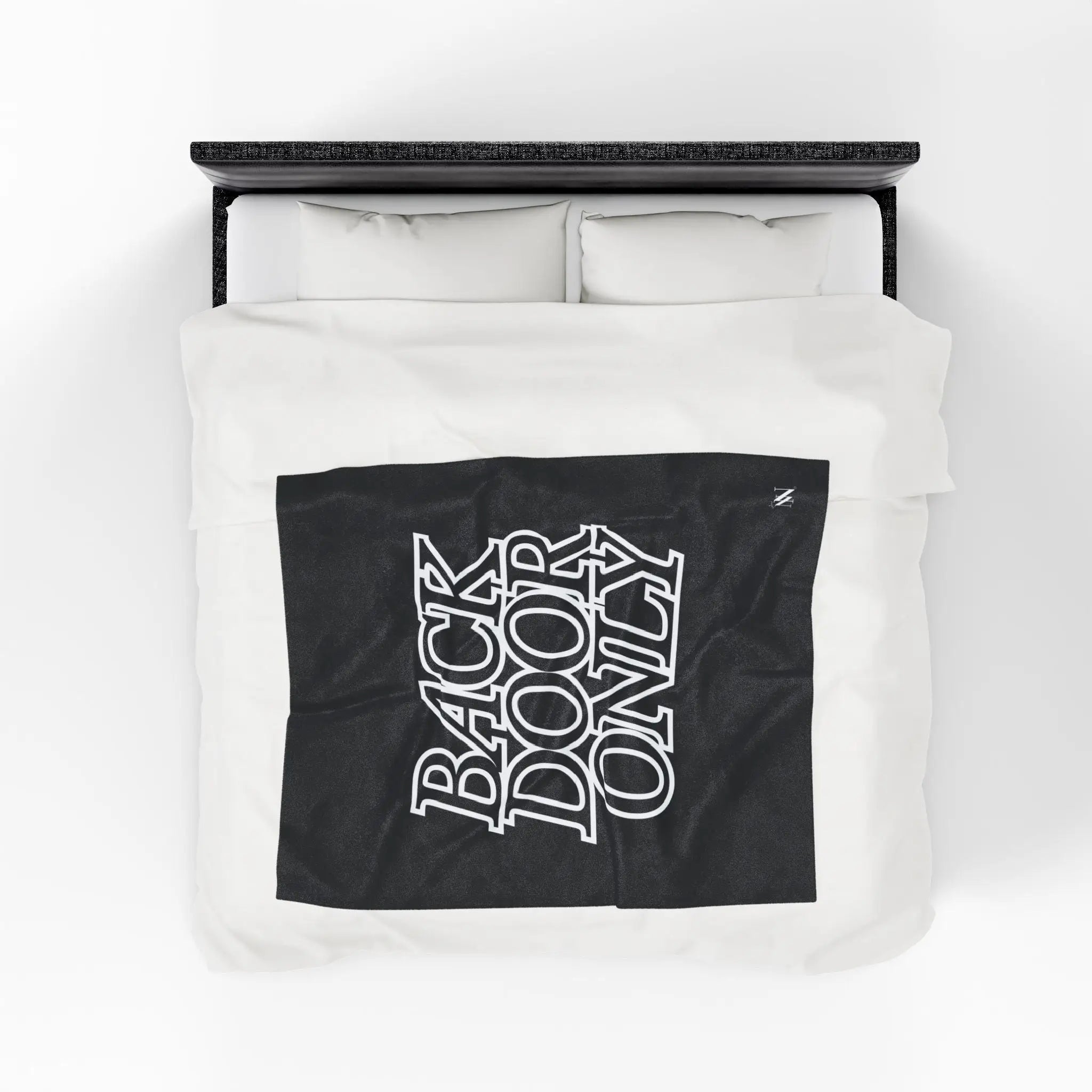 Back Door Only | Mix & Match Velveteen Fun-Flirty Lovers’ Blankets