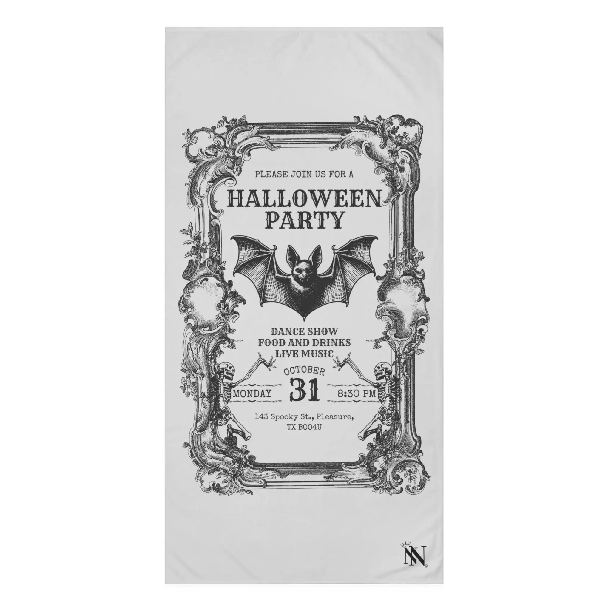 Join Us Halloween Party | Mix & Match XL Fun-Flirty Lovers’ Towels