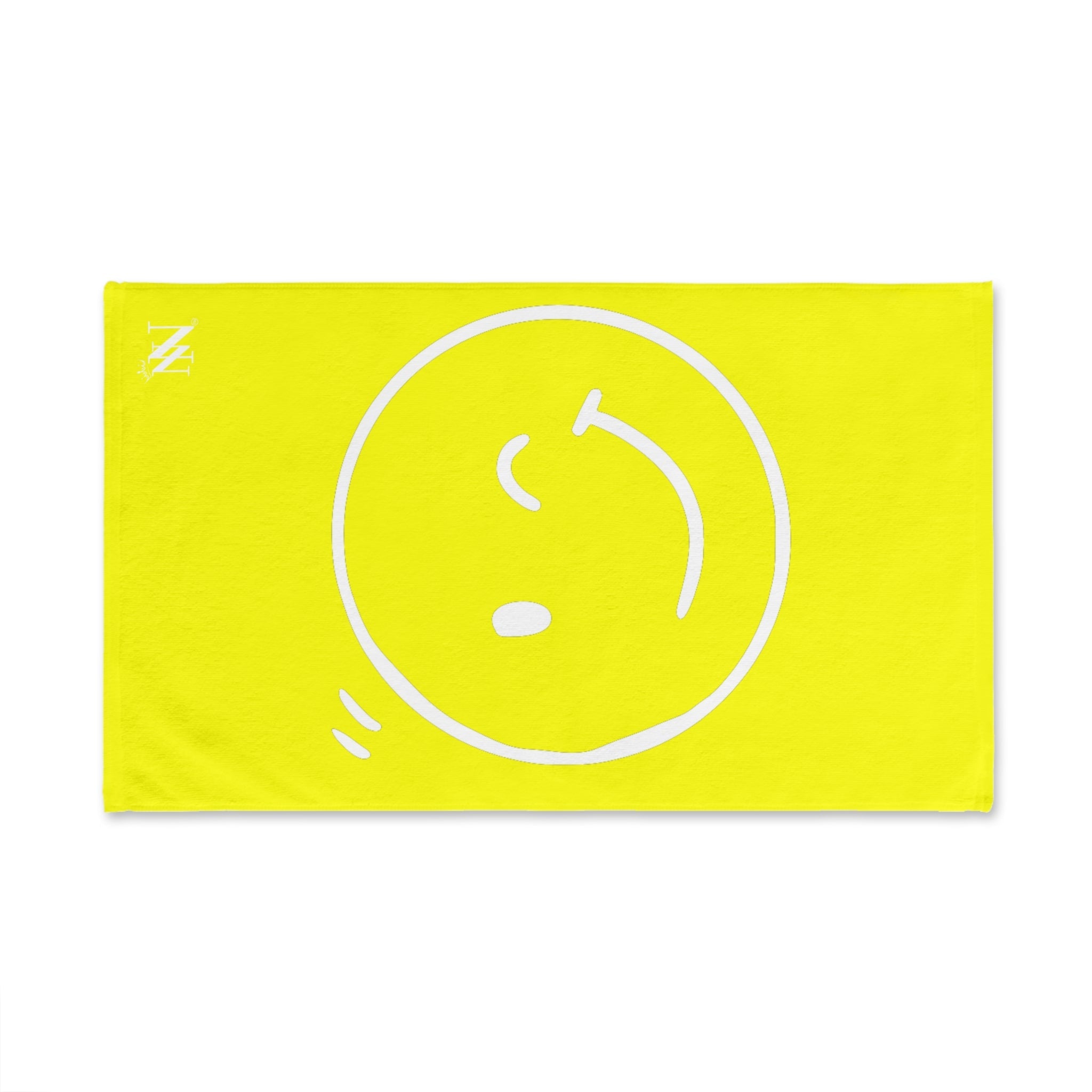 Wink Emoji Neon Yellow Cum Towel