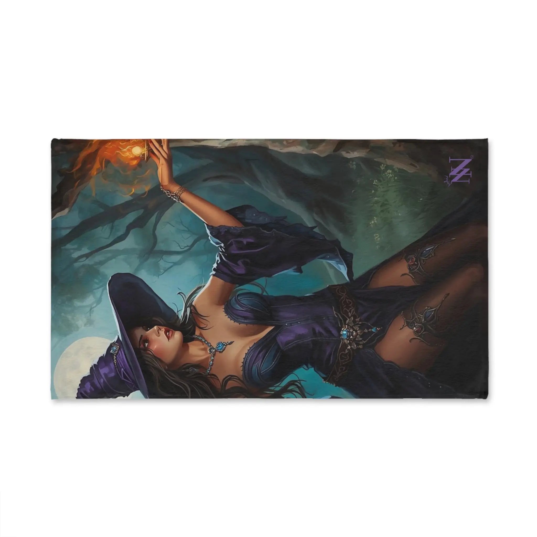 Fire Witch Fantasy Women Cum Towel