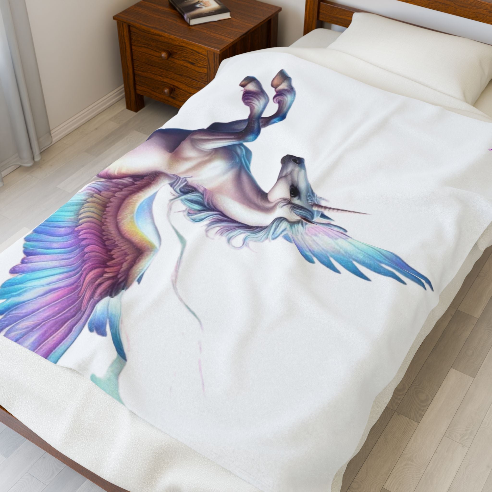 Unicorn with Wings | Mix & Match Soft Fun-Flirty Lovers’ Blankets