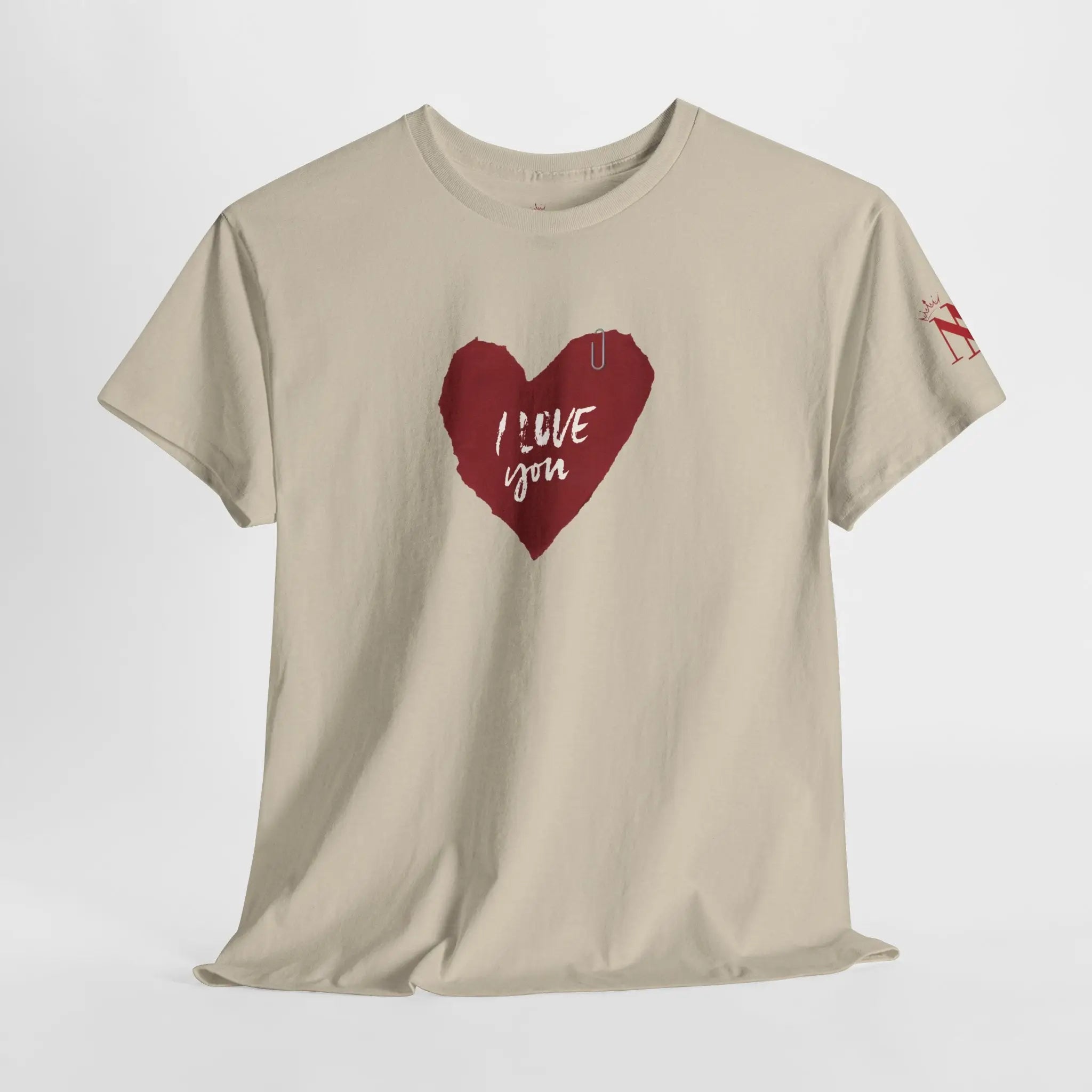 I Love You Paper Note Couples Sex Gifts 100% Cotton T-Shirt