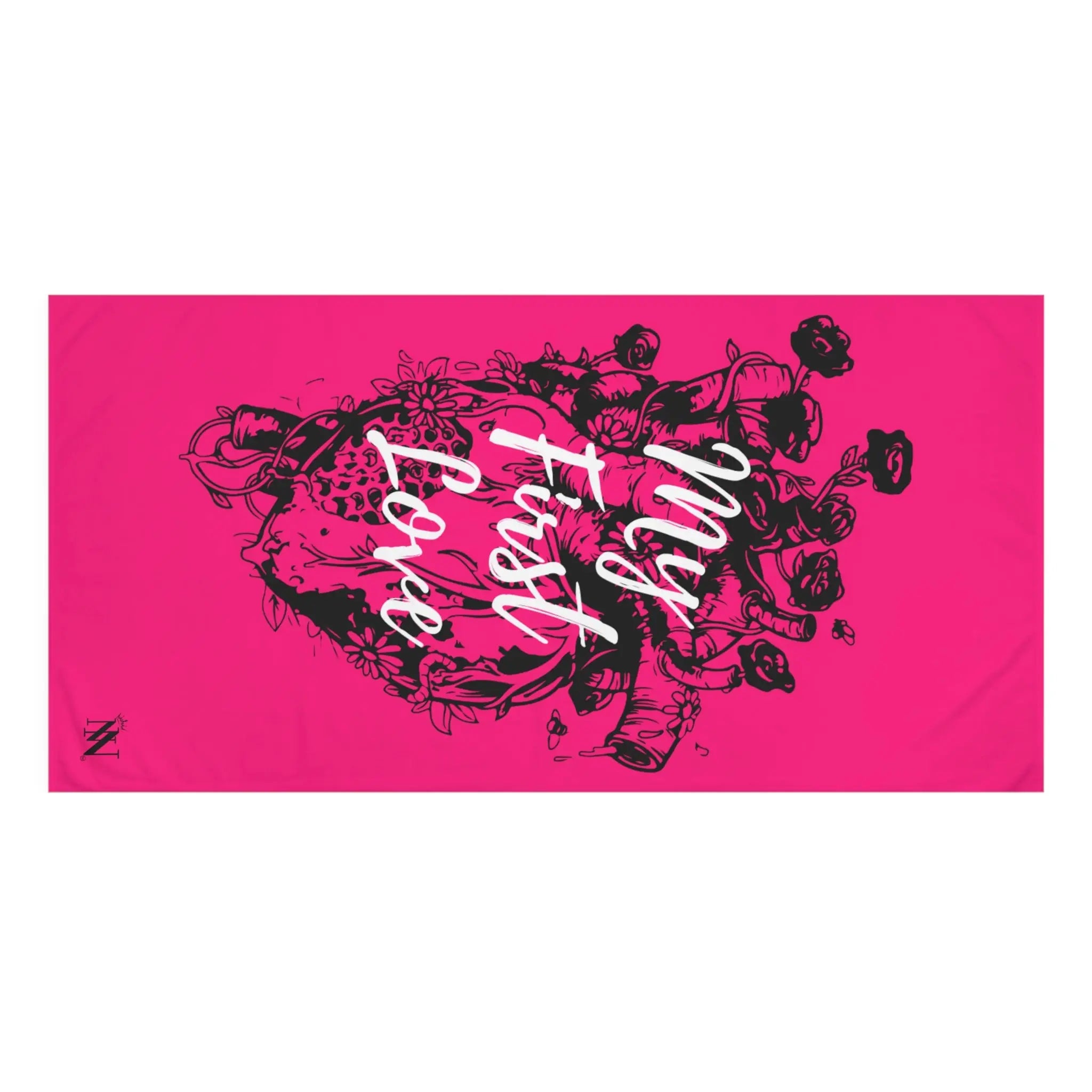 My First Love Real Heart & Flowers | Nectar Napkins XL Fun-Flirty Lovers’ Towels
