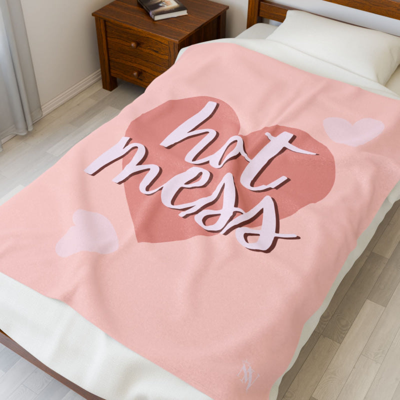Hot Mess | Mix & Match Soft Fun-Flirty Lovers’ Blankets