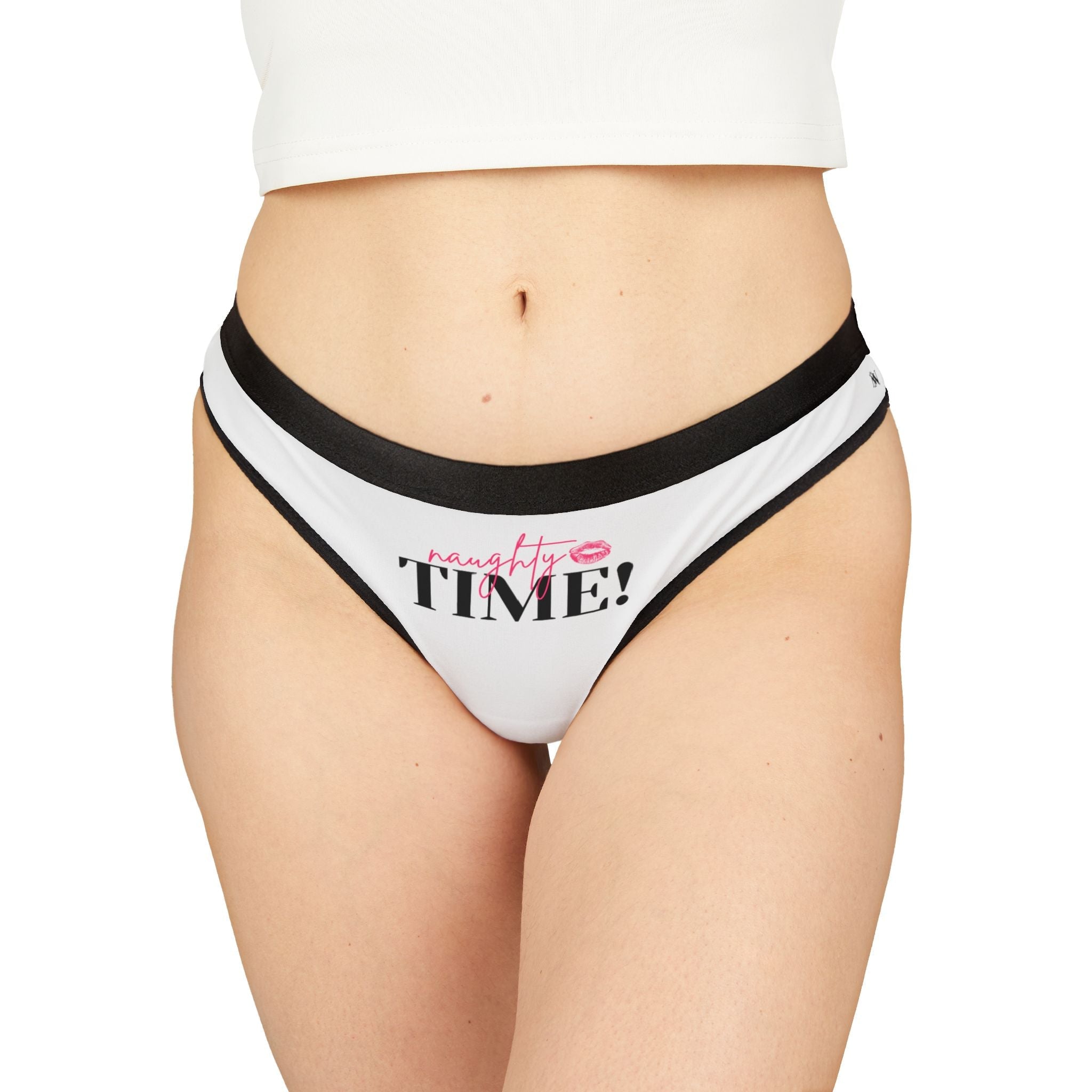Naughty Time! With a Kiss | Mix & Match Women’s Fun-Flirty Lovers’ Thongs