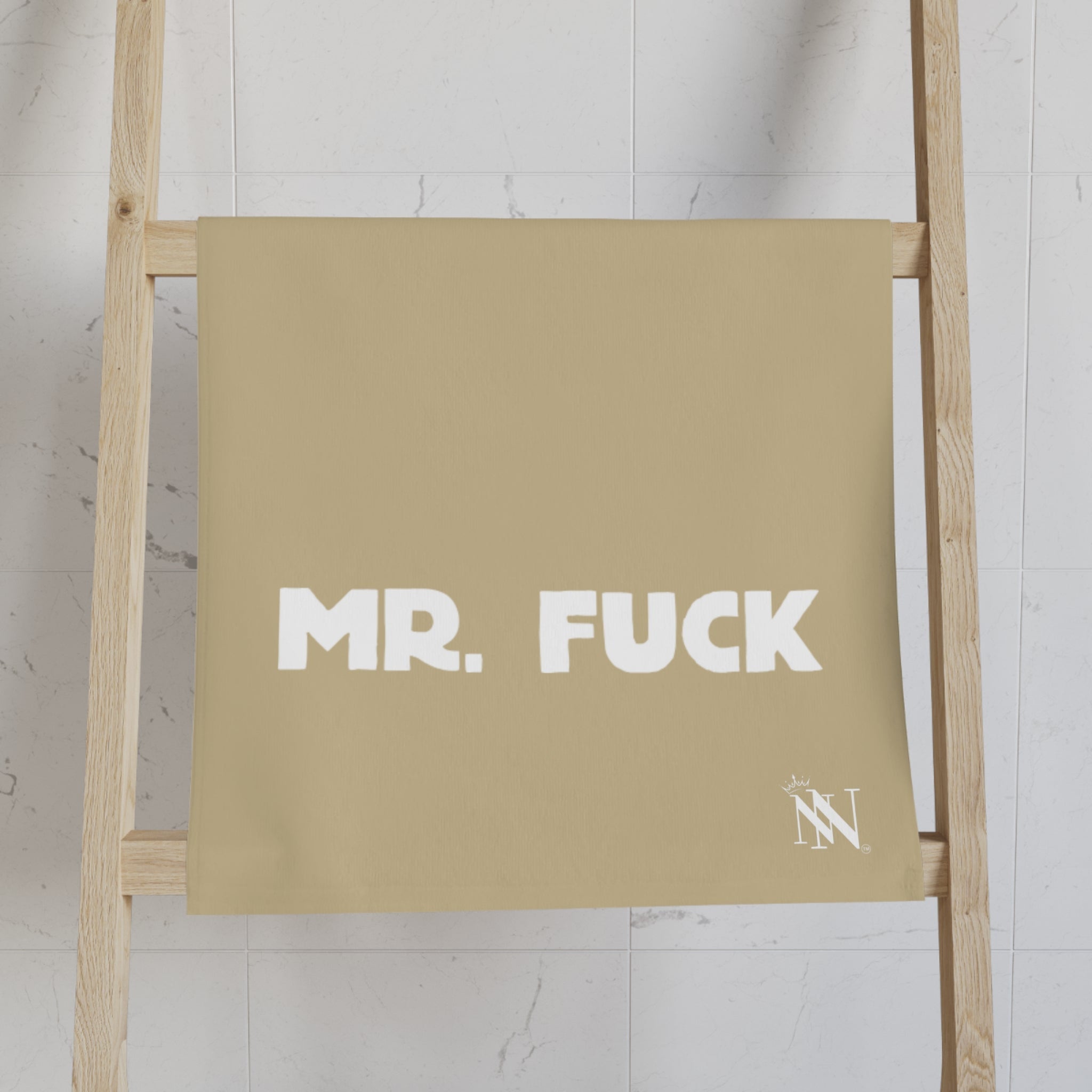 Mr. Mrs. Fuck Shareable Sides Gold Cum Towel