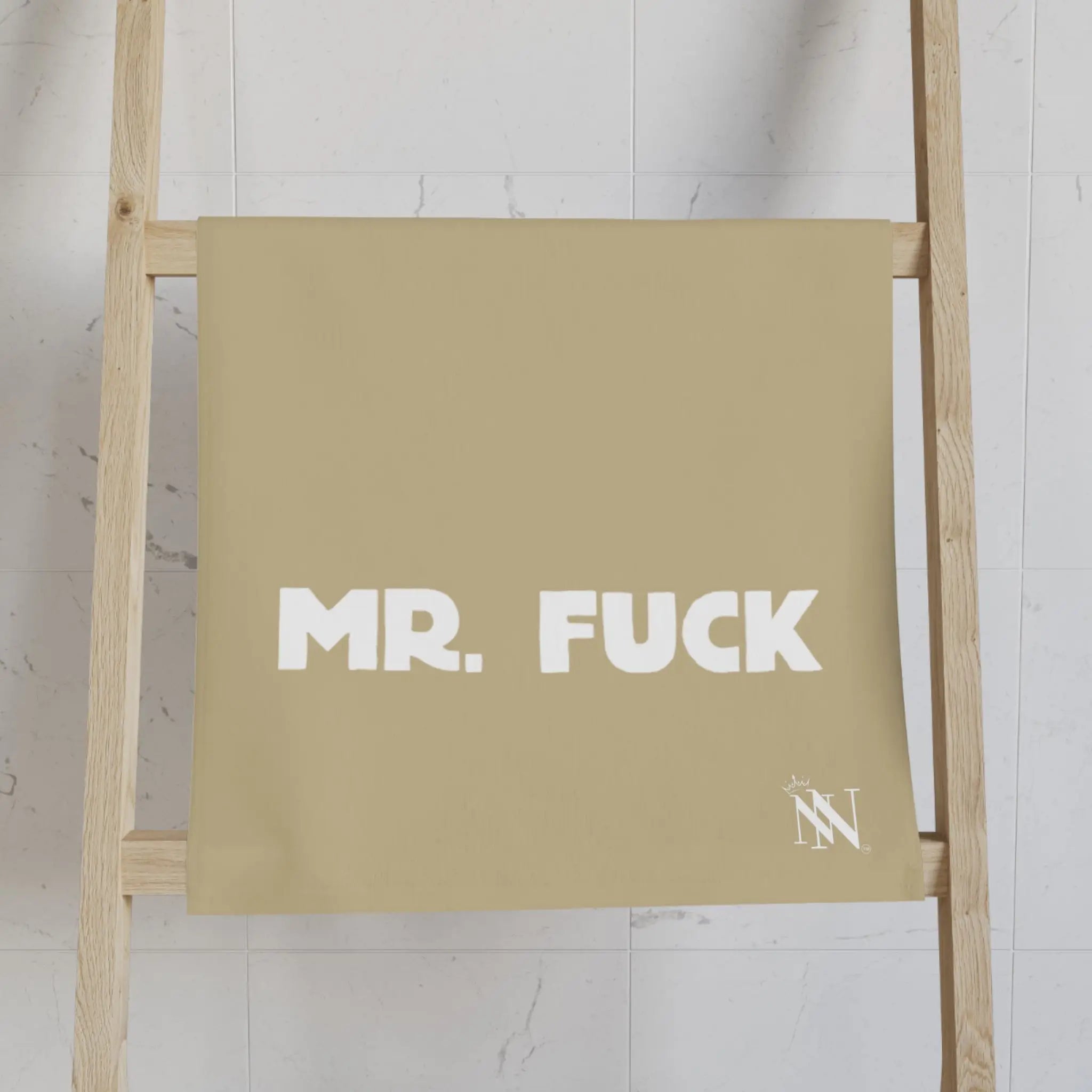 Mr. Mrs. Fuck Shareable Sides Gold Cum Towel
