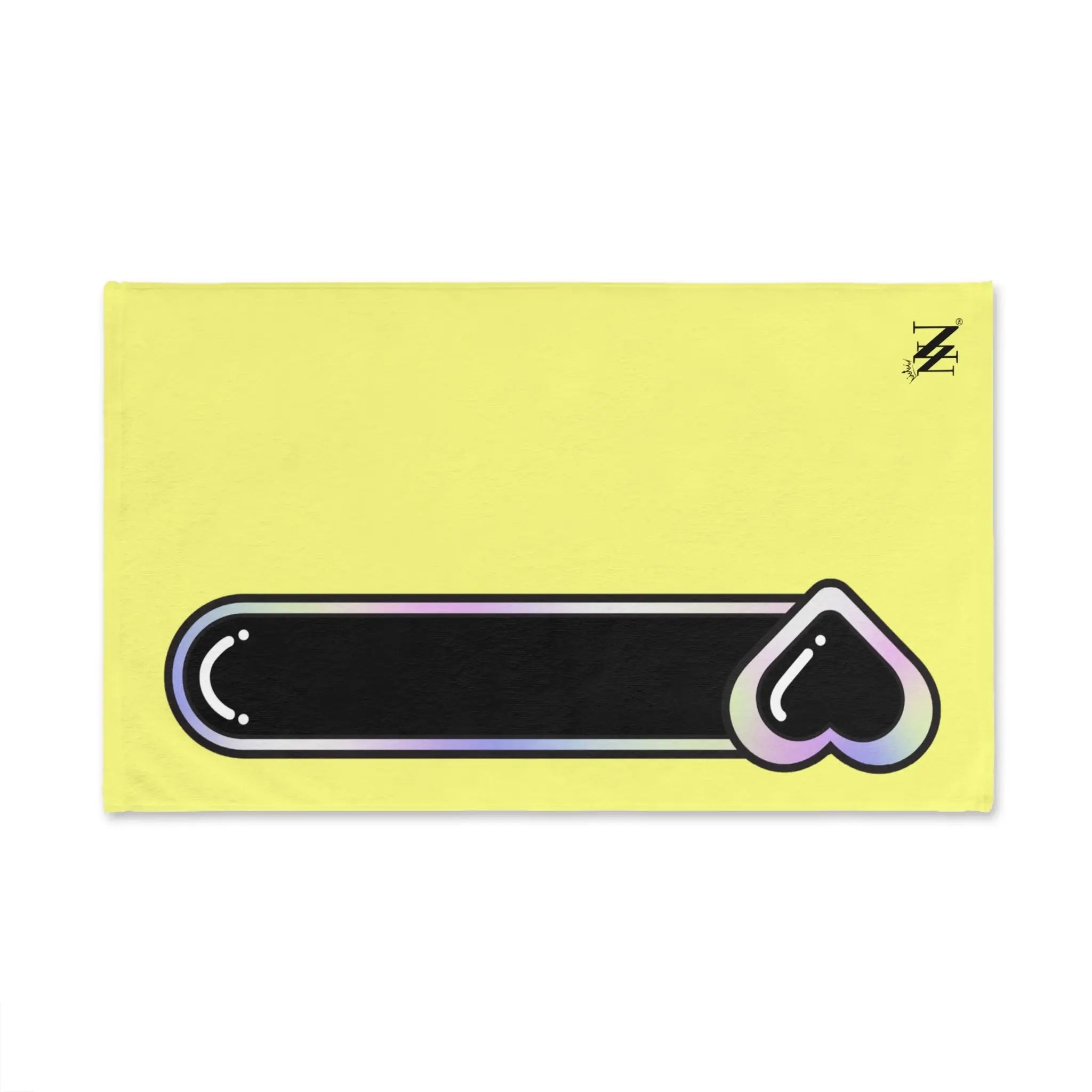 Heart Love Toy Meter Light Yellow | Nectar Napkins Classic Fun-Flirty Loversâ Colored Towels