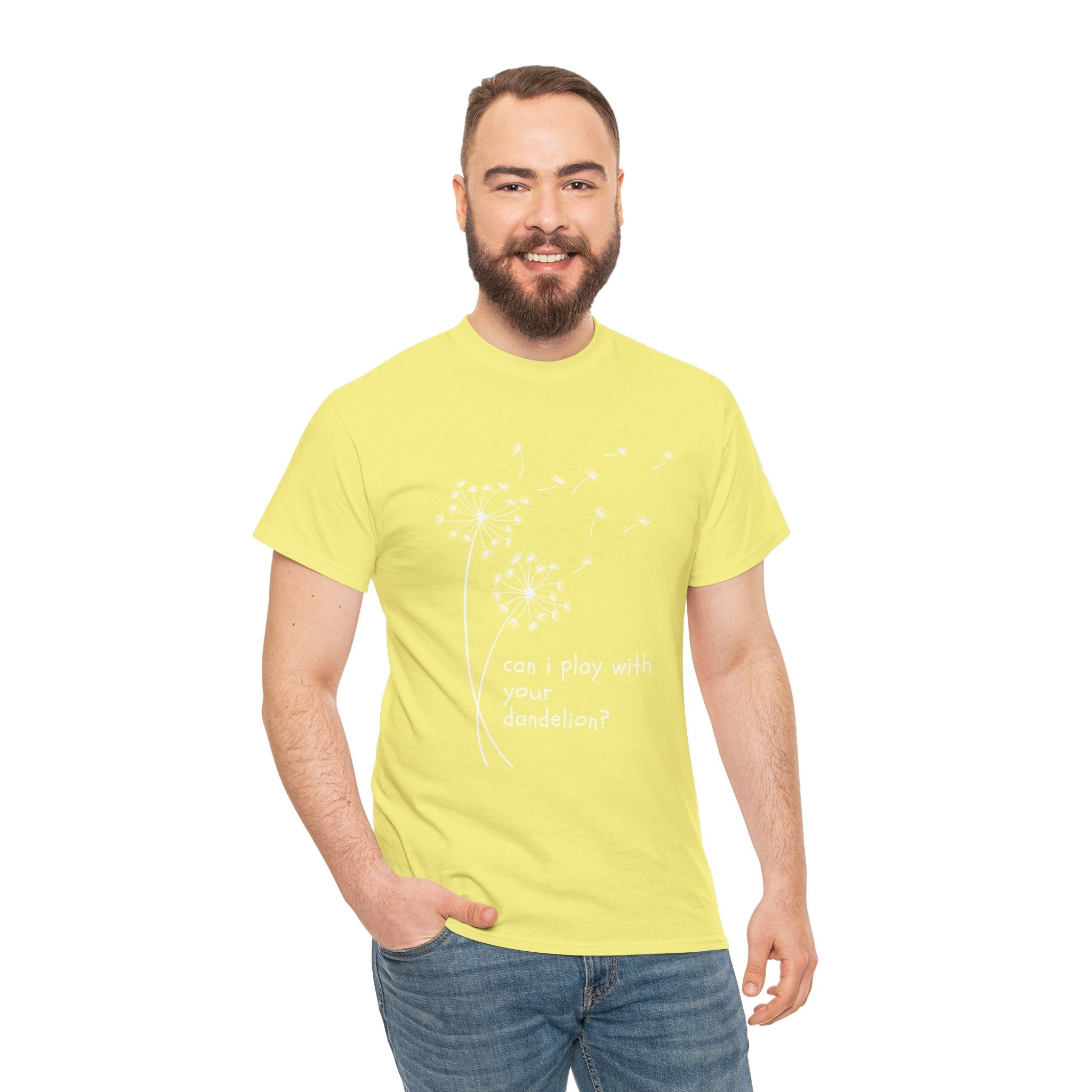 Can I Play With Your Dandelion? | Mix & Match 100% Cotton Unisex Fun-Flirty Lovers’ Tees
