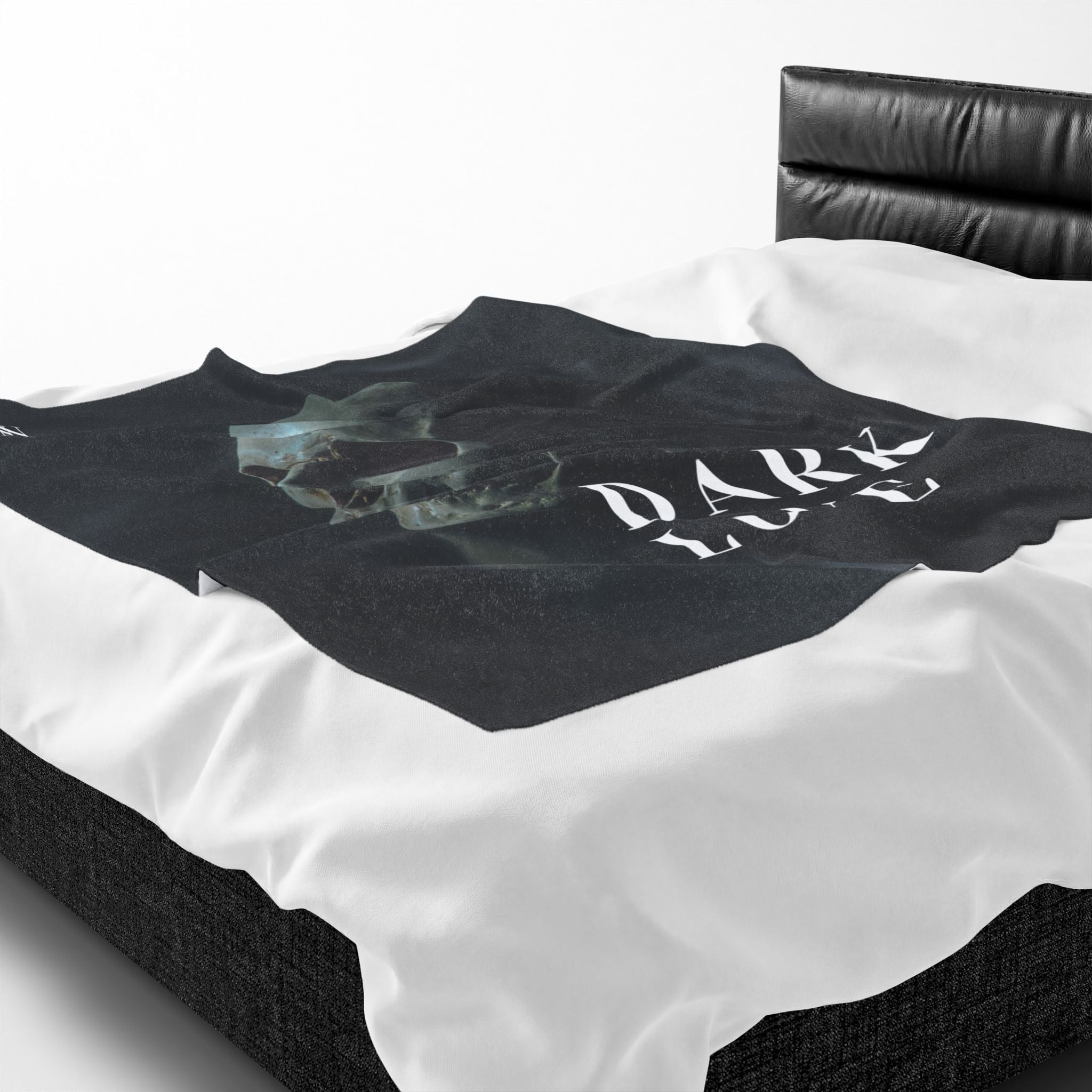 Dark Love Skull Photograph Romantic Sex Gifts Blanket