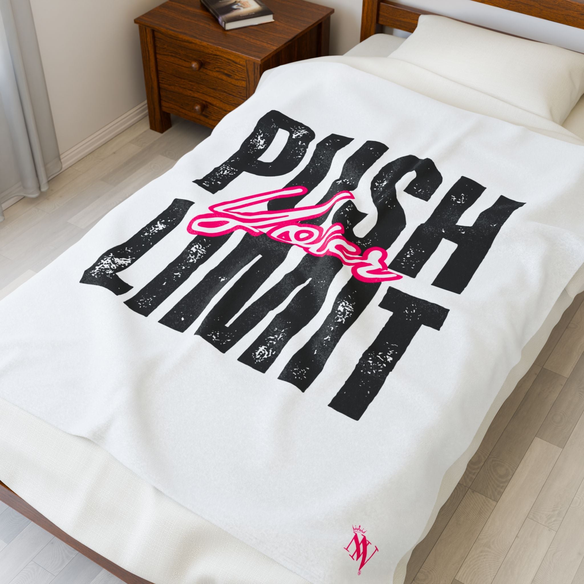 Push Yor Limit | Mix & Match Velveteen Fun-Flirty Lovers’ Blankets
