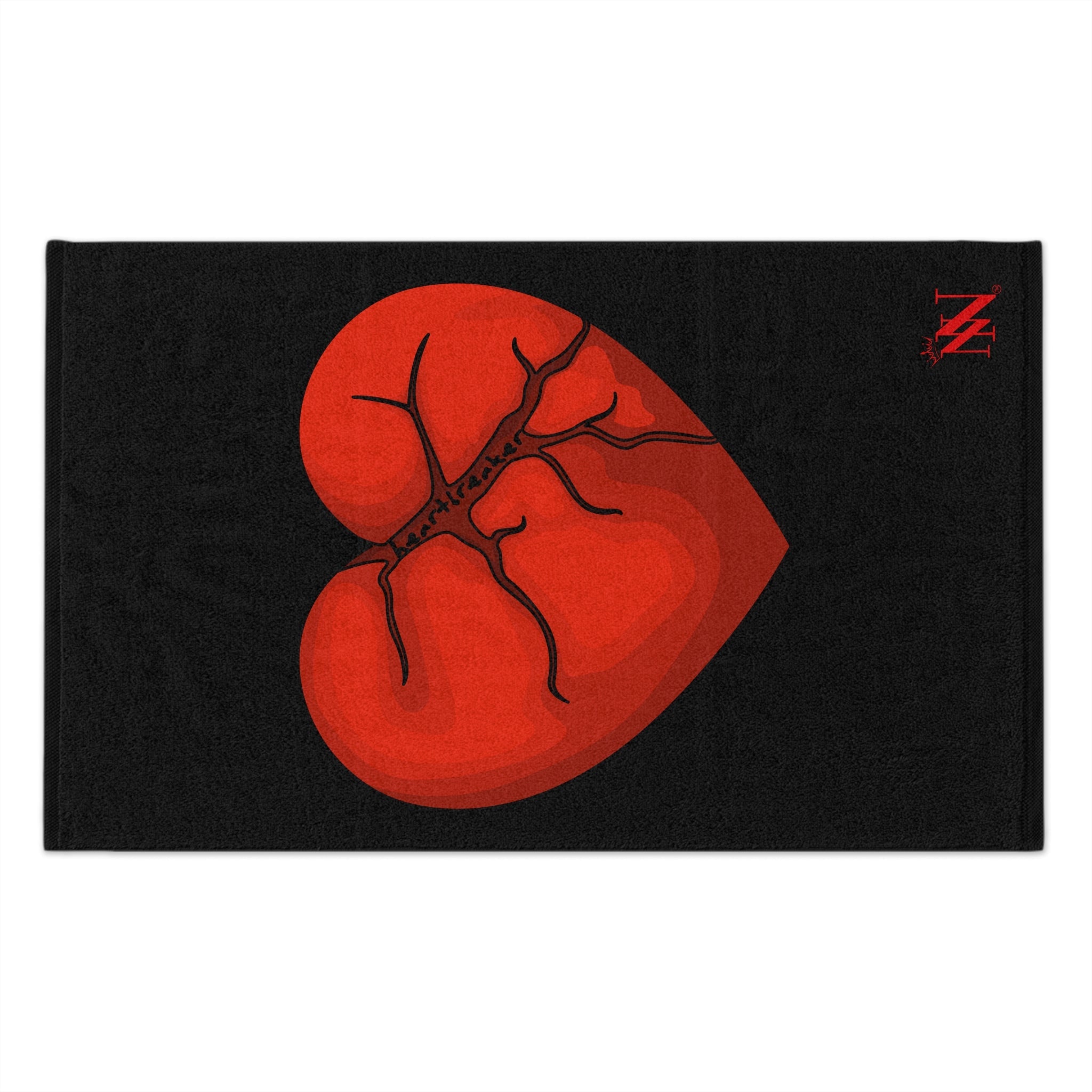 Heartbreaker Black | Mix & Match Soft Fun-Flirty Lovers’ Towels