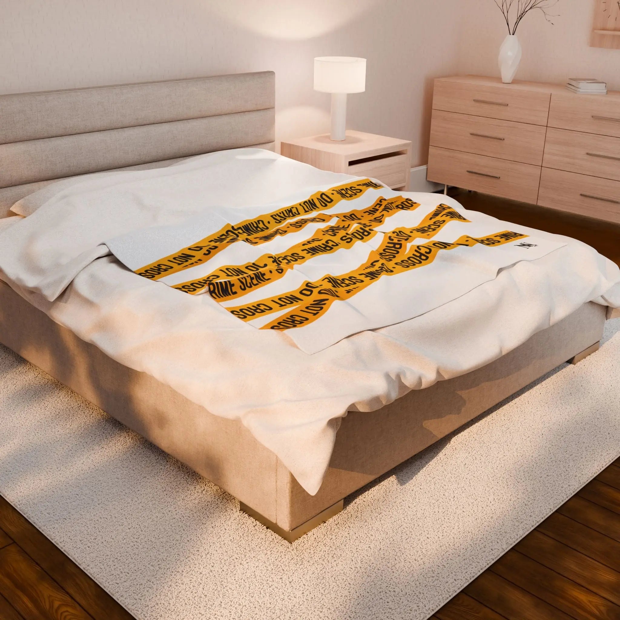 Crime Scene | Mix & Match Velveteen Fun-Flirty Lovers’ Blankets