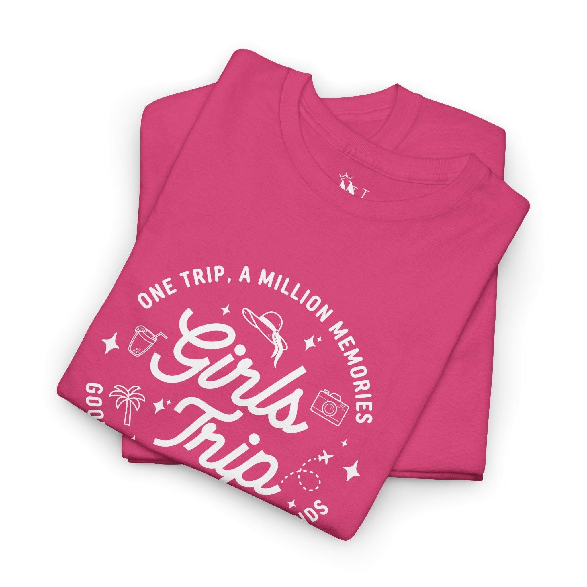 Girls Trip Memories | Mix & Match Cotton Unisex Fun-Flirty Lovers’ T-Shirts
