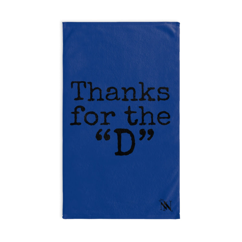 Thanks for the ’D’ Blue | Mix & Match Classic Fun-Flirty Lovers’ Towels