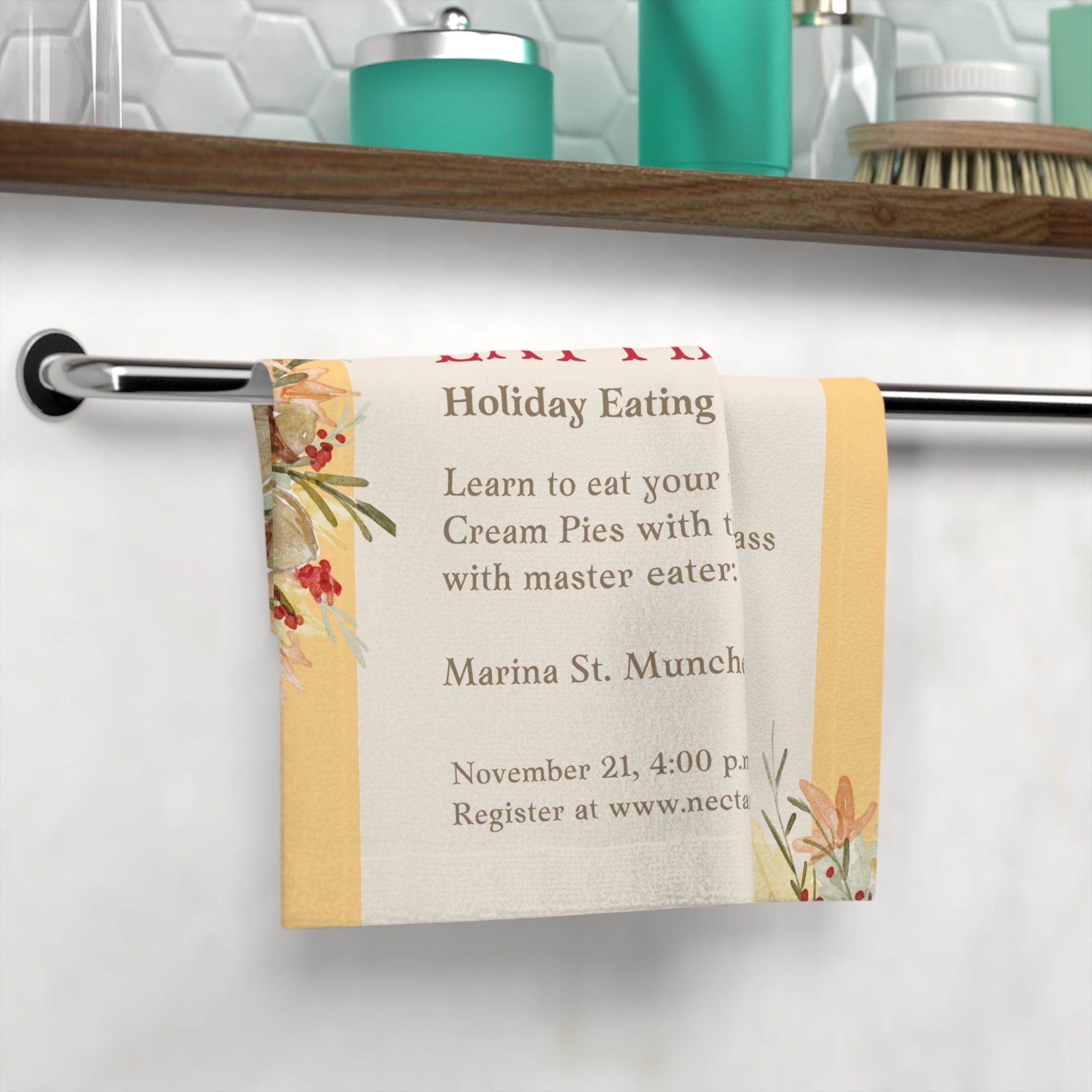 Let’s Eat Pies | Mix & Match Lils’ Fun-Flirty Lovers’ Towels