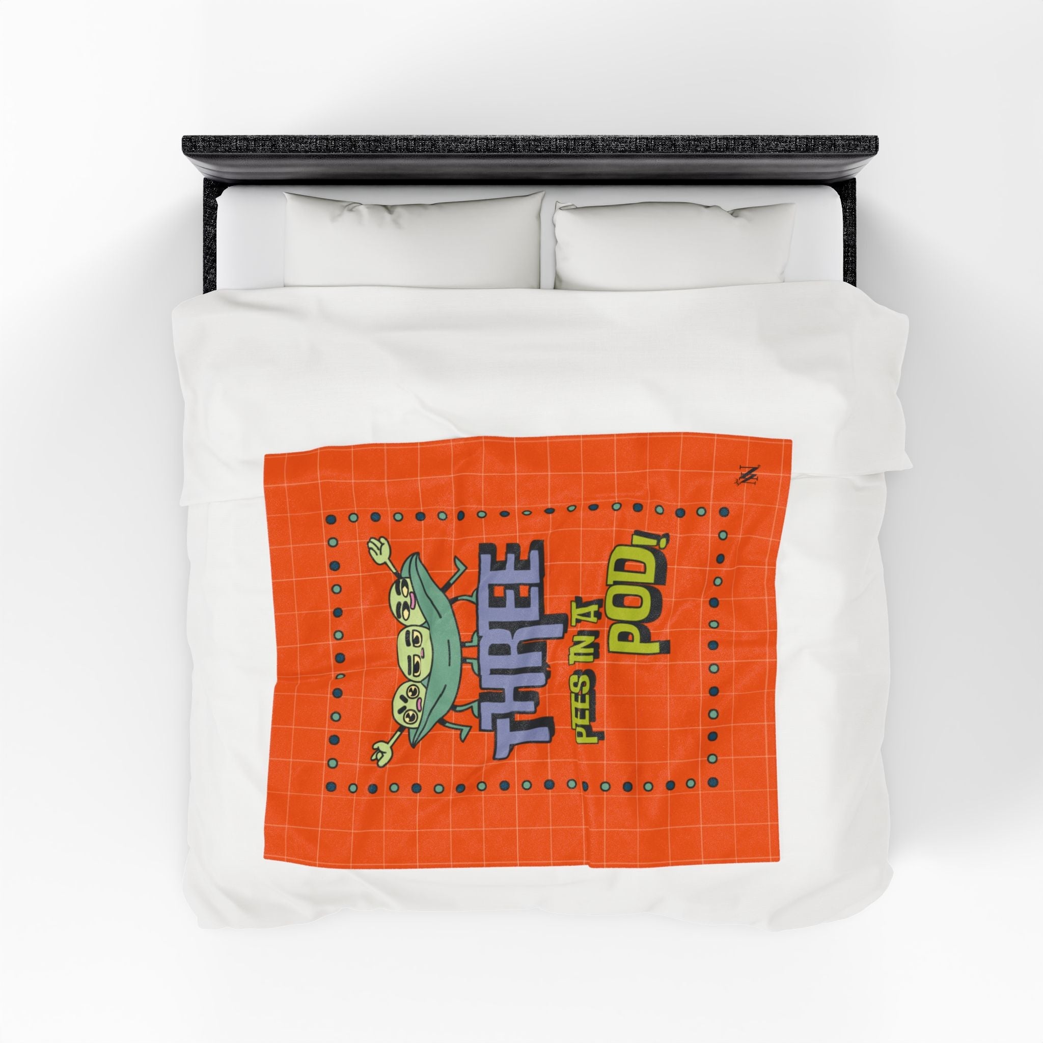 Three Pees in a Pod | Mix & Match Fun-Flirty Lovers’ Blankets