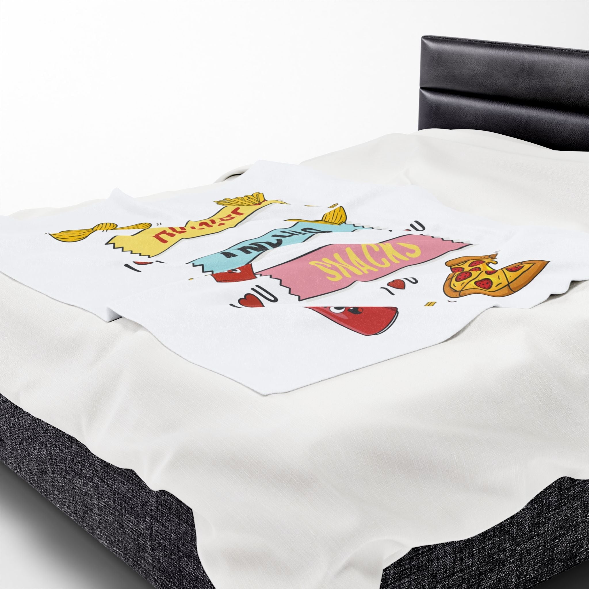 He’s Cute and Has Snacks | Mix & Match Soft Fun-Flirty Lovers’ Blankets