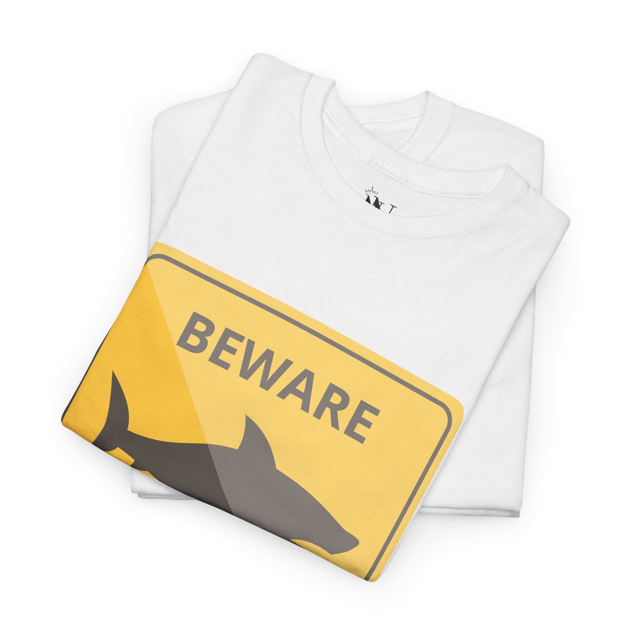 Beware of Cum Shark | Mix & Match 100% Cotton Unisex Fun-Flirty Lovers’ Tees