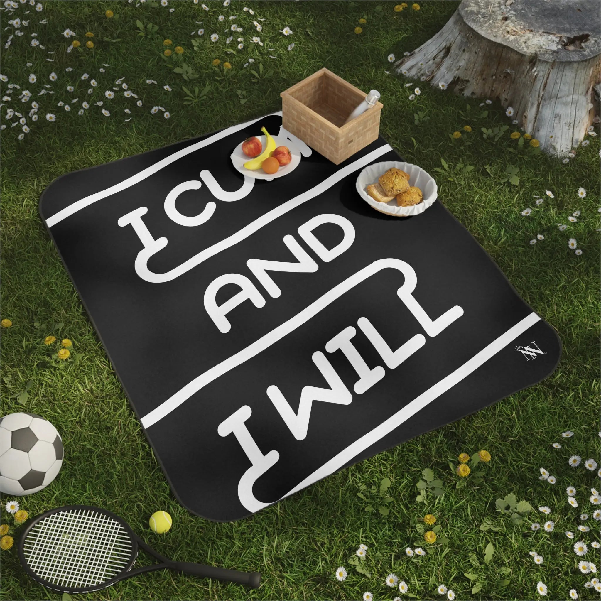 I Cum & I Will | Mix Match Fun-Flirty Lovers’ Water-Resistant Blankets
